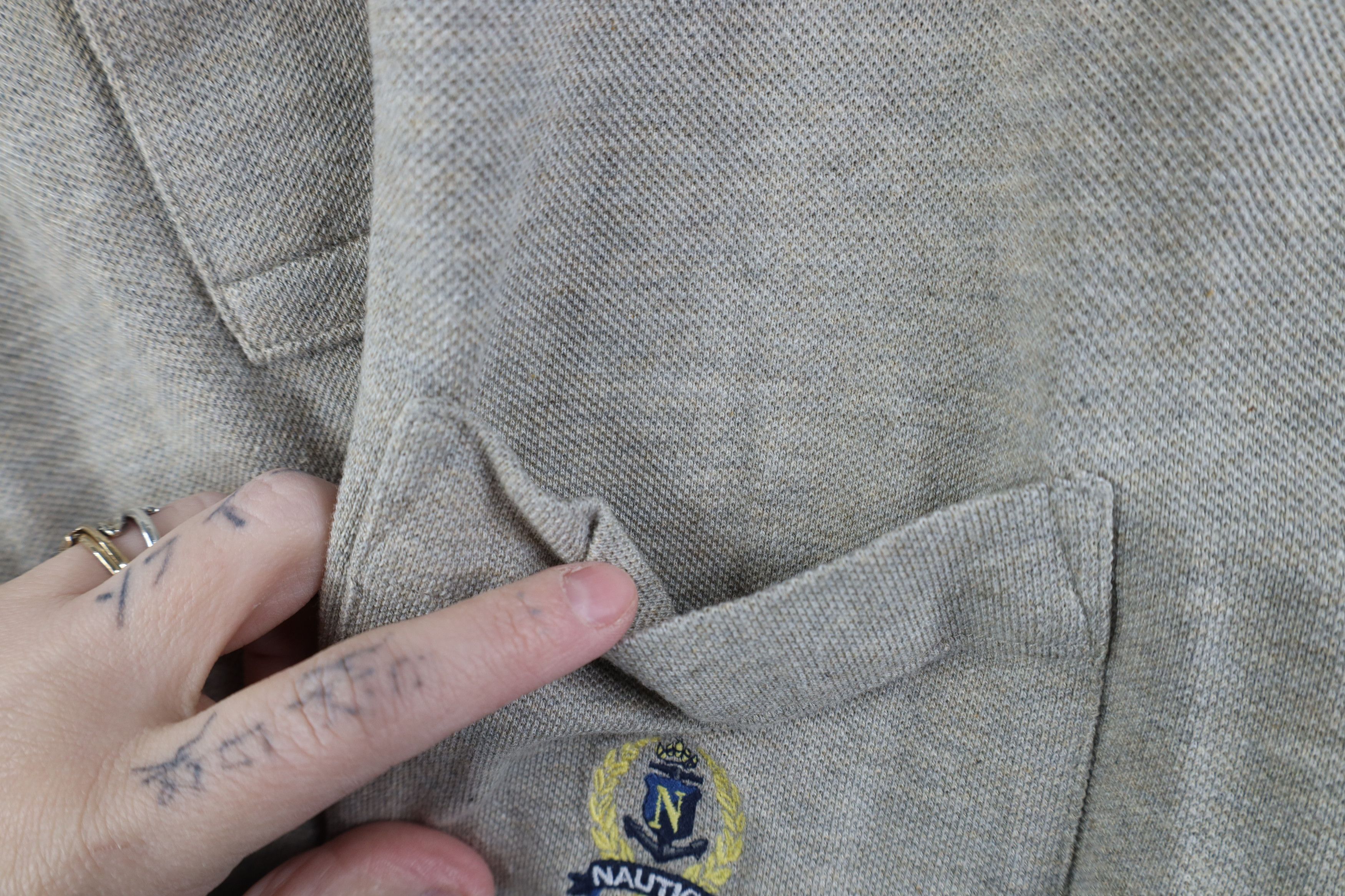 Nautica Vintage 90s Nautica Crest Long Sleeve Rugby Polo Shirt Size US M / EU 48-50 / 2 - 5 Thumbnail