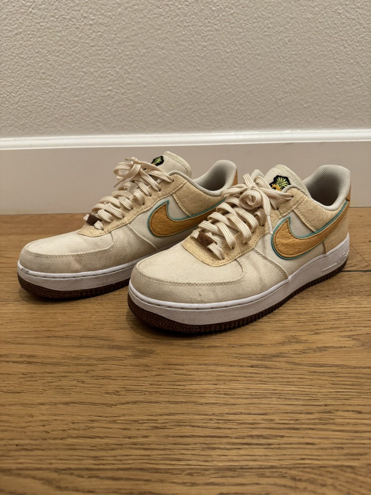 Nike Air Force One Low Happy Pineapple Coconut Milk Grailed