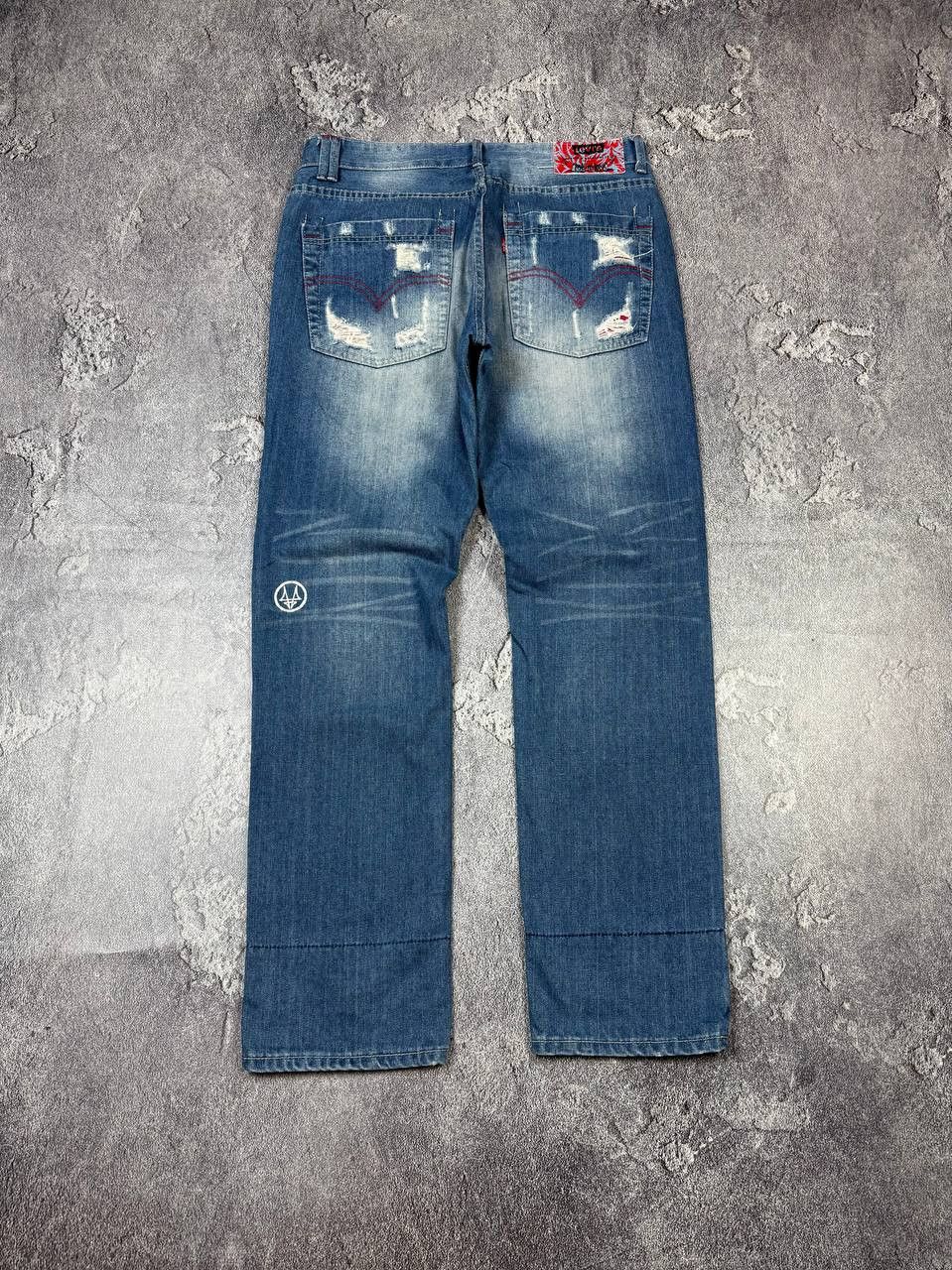 CLOT × Levi's Rare Levi's X Fragment Distressed Archieve Denim Y2K Size US 34 / EU 50 - 14 Thumbnail