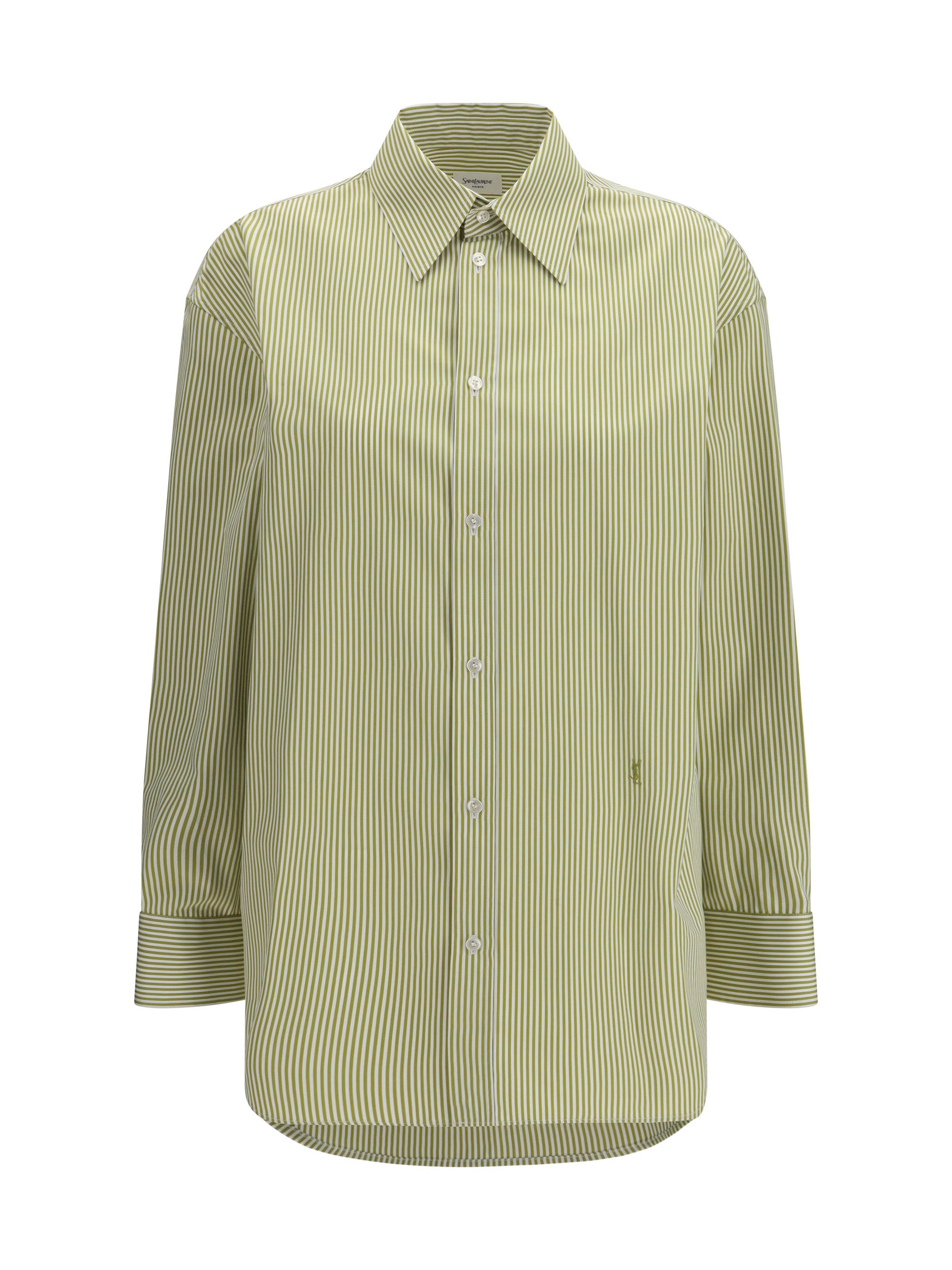 Saint Laurent Paris Vertical Striped Button Shirt Size M / US 6-8 / IT 42-44 - 1 Thumbnail