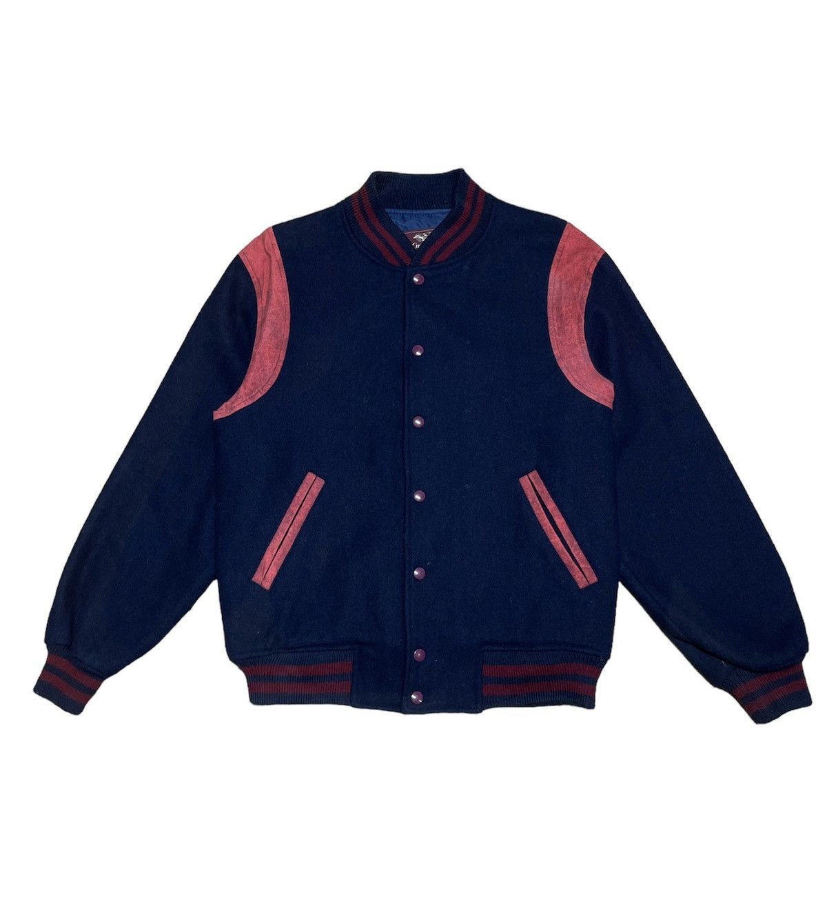 Vintage Vintage Great Club Varsity Jacket Size US M / EU 48-50 / 2 - 1 Thumbnail