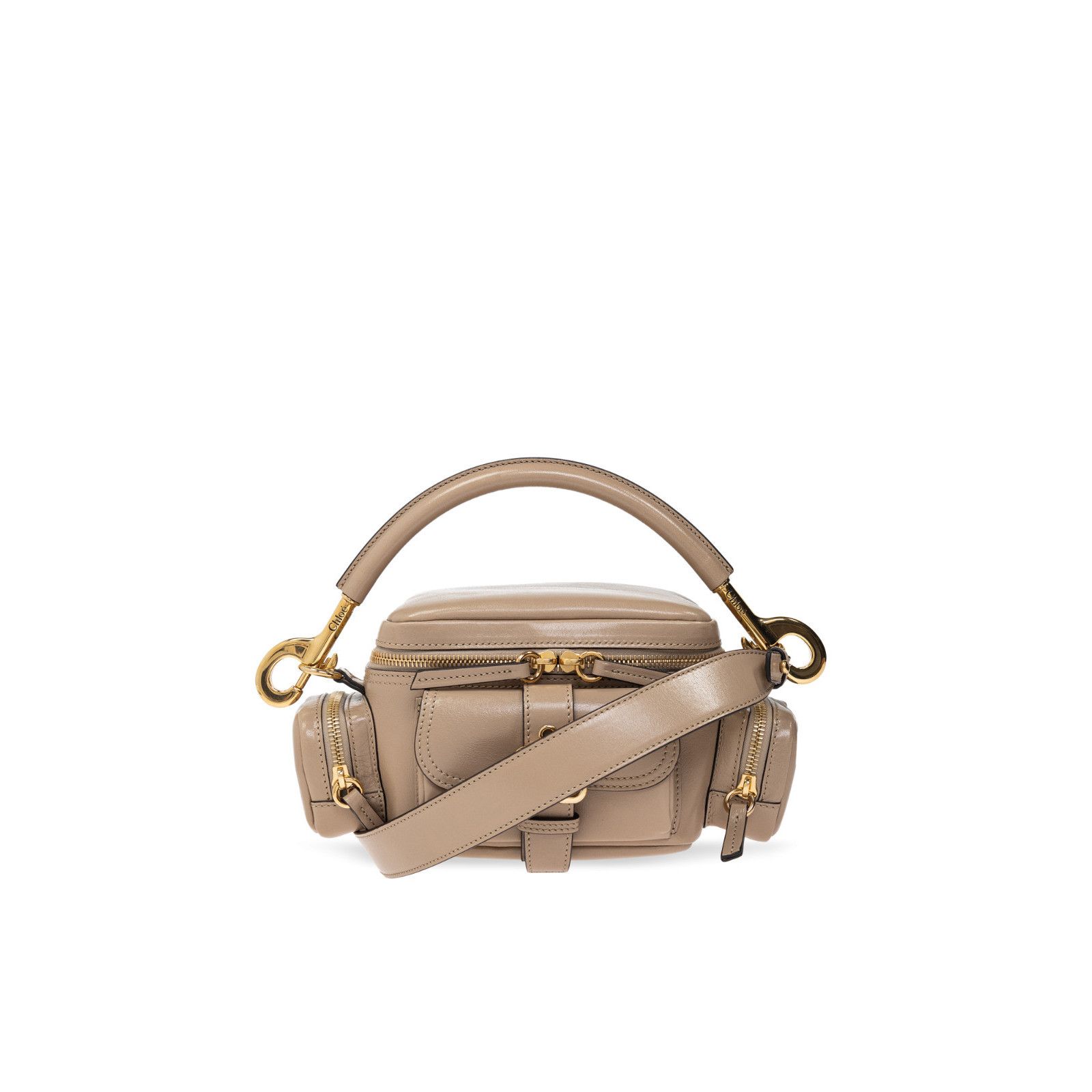 Chloe Chloe Small Camera Boyish Brown Shiny Leather Shoulder Bag N Size ONE SIZE - 1 Thumbnail