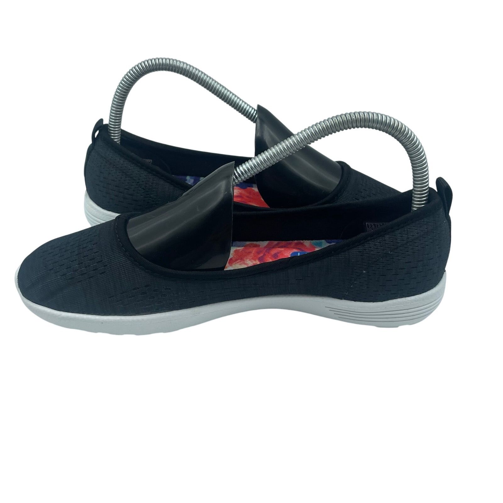 SKECHERS Skechers Follow Me Flats Shoes Slip On Black White Women 7.5 Size US 7.5 / IT 37.5 - 6 Thumbnail