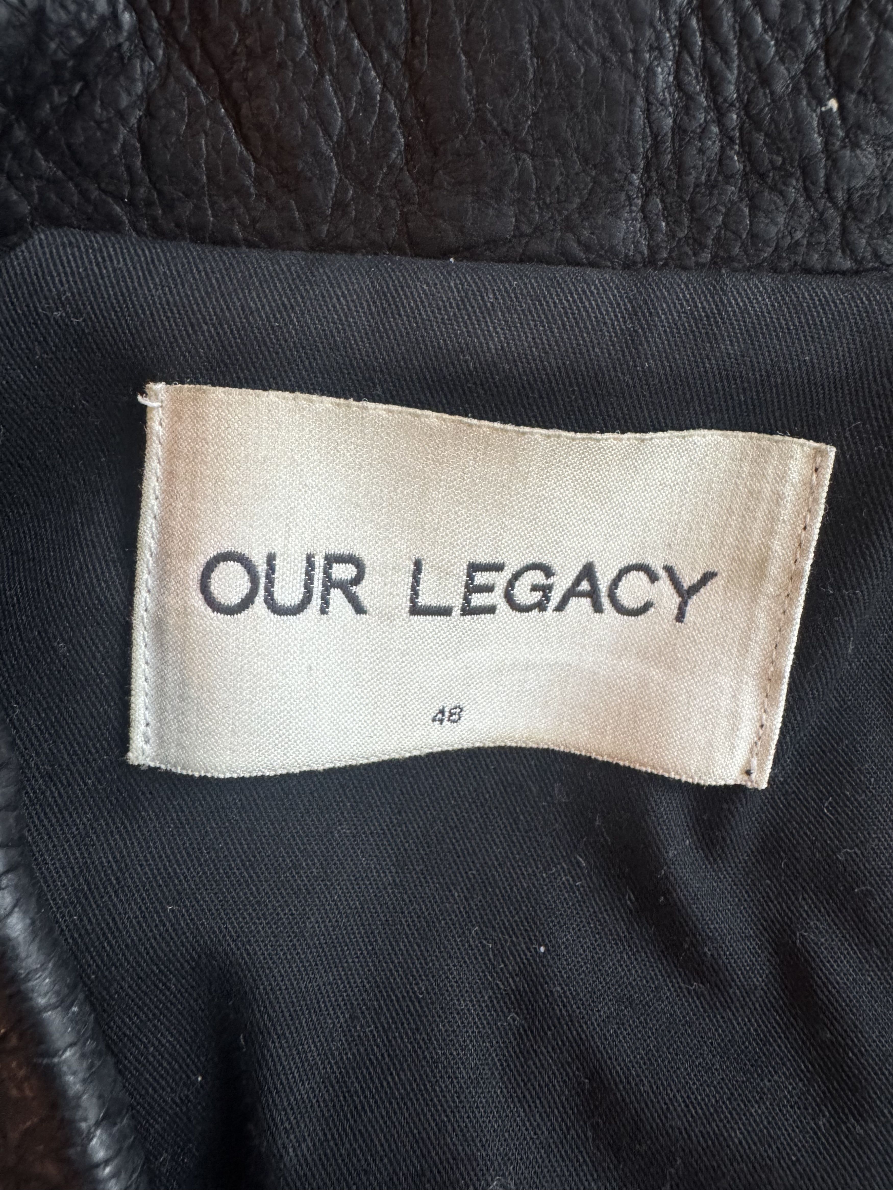 Our Legacy TON UP JACKET BLACK OIL Size US M / EU 48-50 / 2 - 7 Thumbnail