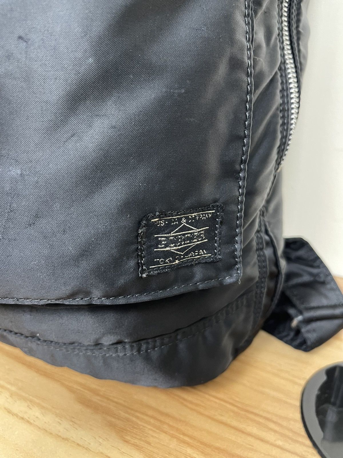 Porter Porter Tanker Rucksack Backpack Drawstring Nylon Black Size ONE SIZE - 4 Thumbnail
