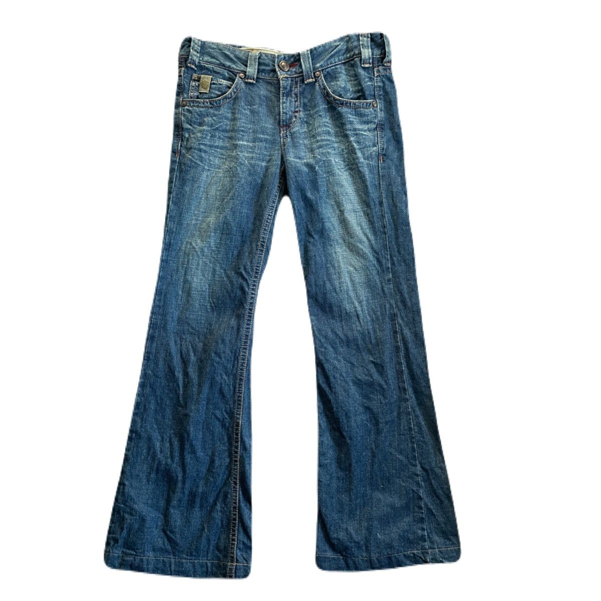 If Six Was Nine 2000s Japanese archive Vkei Flared Bootcut Jeans
