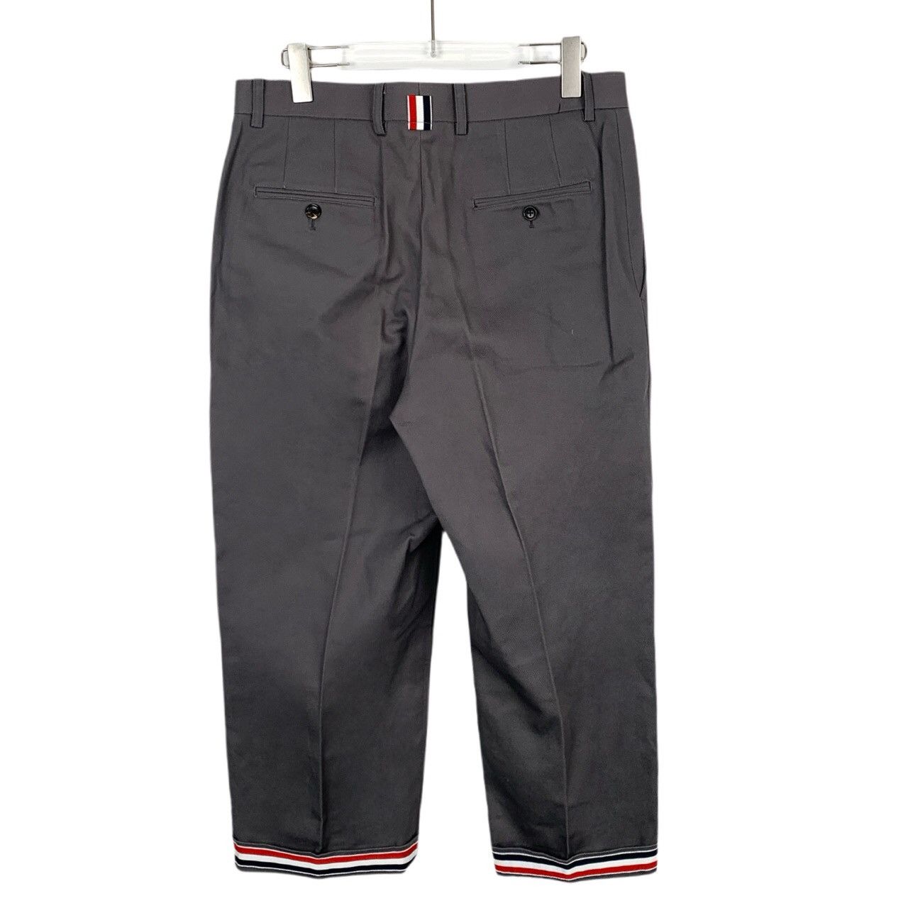 Thom Browne Thom Browne Pants GreyStraight Trousers (Size 1) Size 40L - 2 Thumbnail