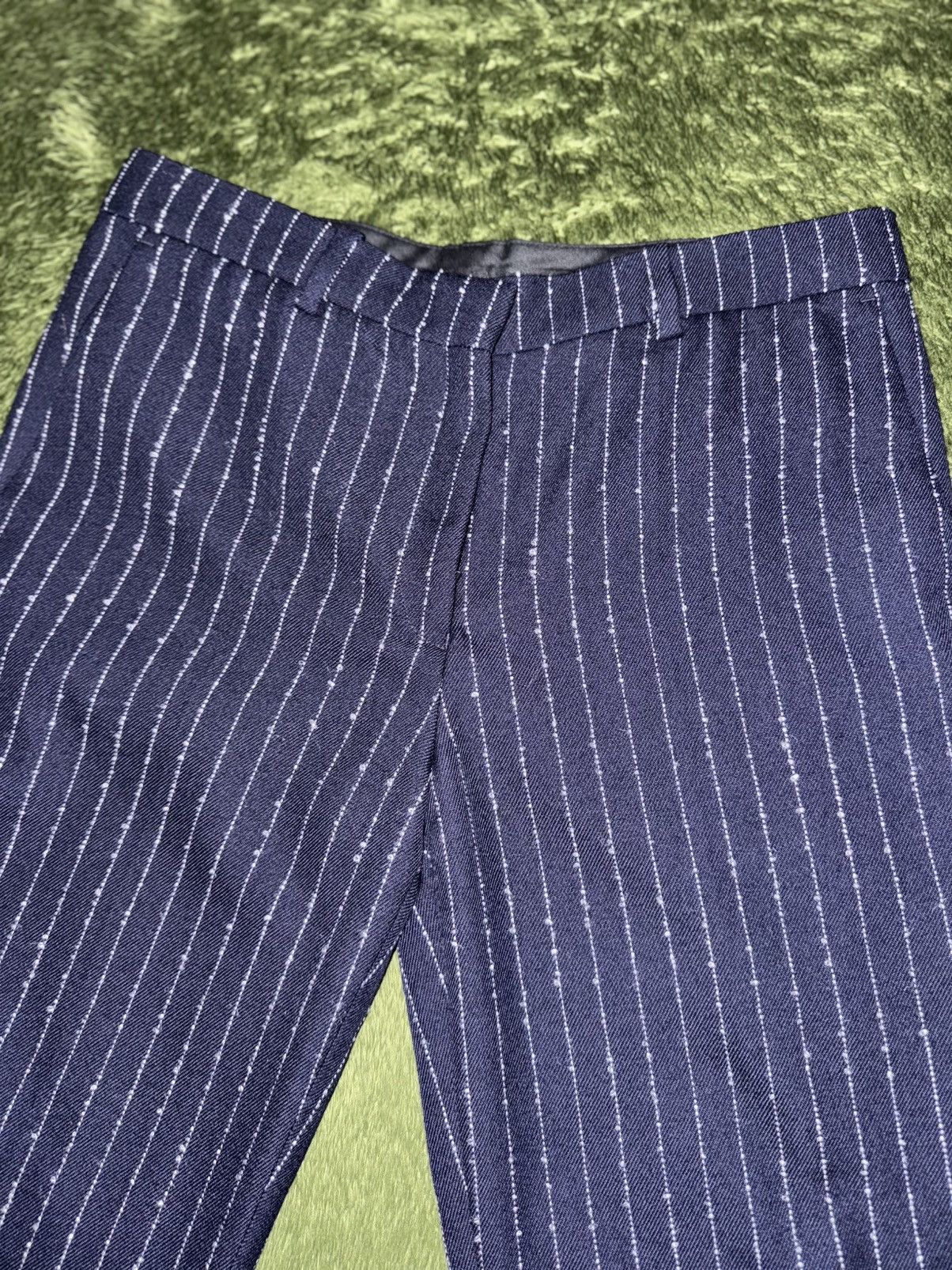 Acne Studios [36] ACNE STUDIOS Dot Stripe detail Trousers navy Size US 34 / EU 50 - 5 Thumbnail