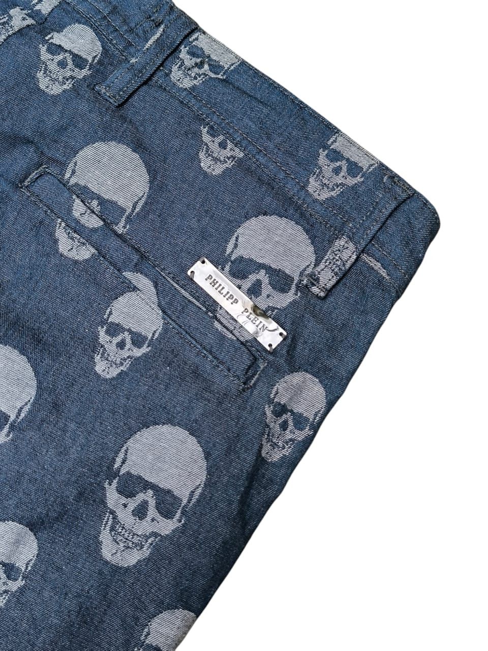Philipp Plein Phillipp plein denim straight skulls retro Size 30" / US 8 / IT 44 - 6 Thumbnail