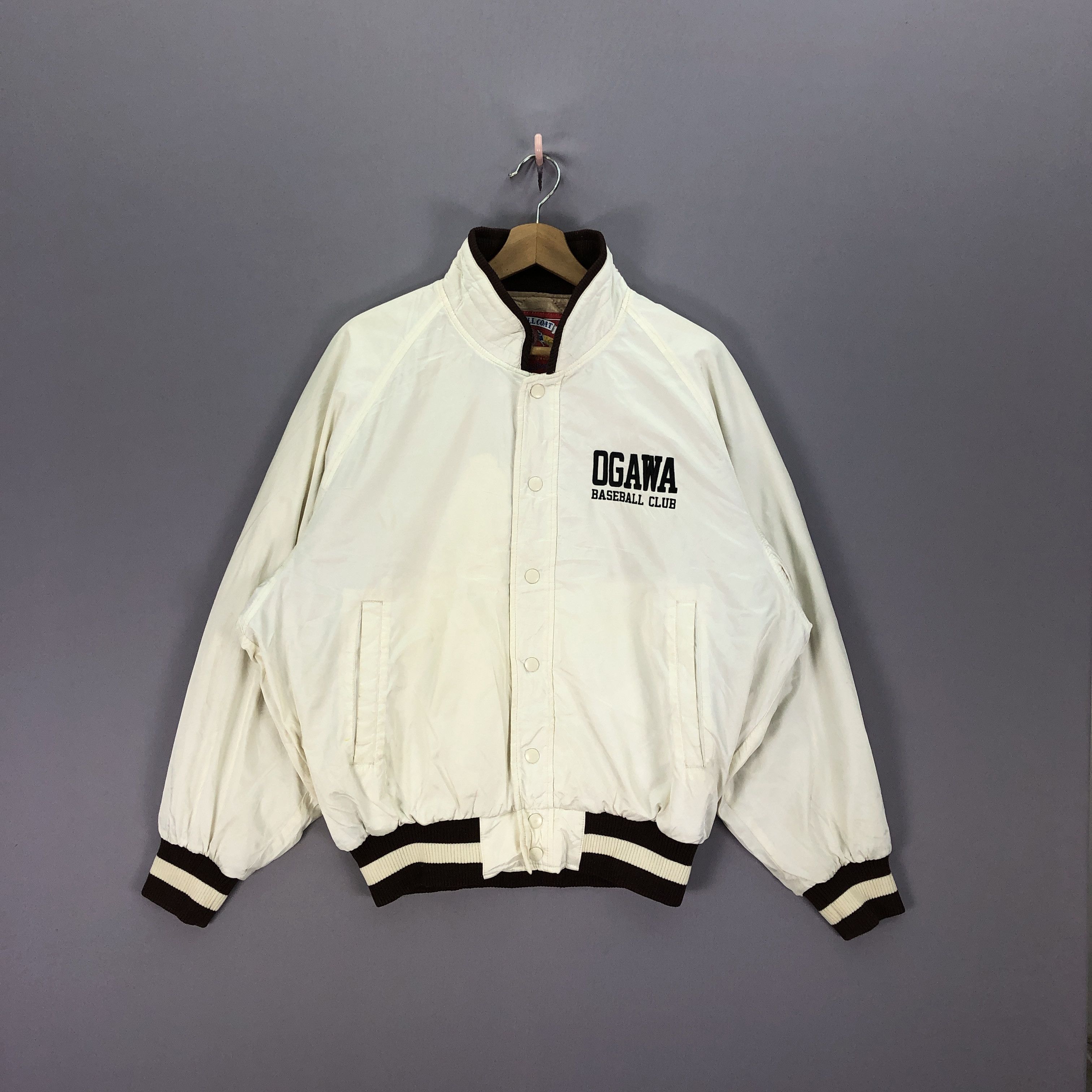 Japanese Brand × Vintage Vintage Ogawa Baseball Club Jacket Rawlings Japanese Jacket Size US XL / EU 56 / 4 - 2 Thumbnail