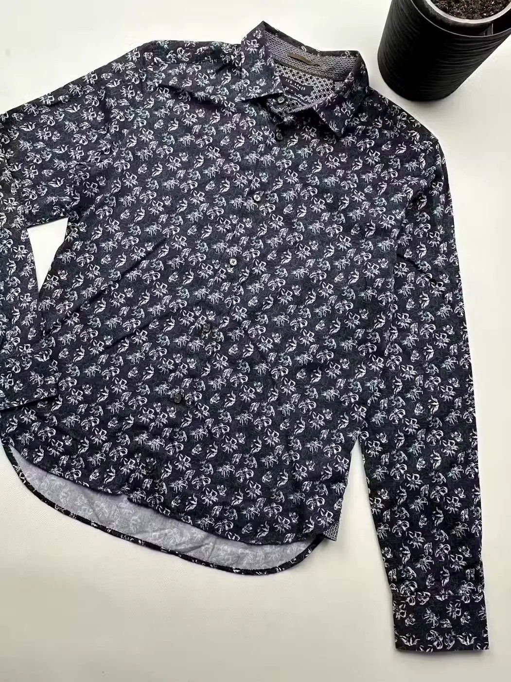 Ted Baker Ted Baker Flowers Print Shirt Long Sleeve (17) Size US S / EU 44-46 / 1 - 3 Thumbnail
