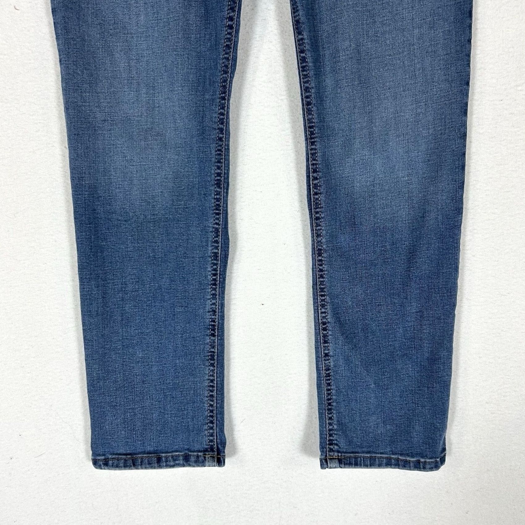 Lee Lee Easy Fit Skinny Jeans Womens 6P Petite Mid Rise Stretch Denim Blue Javaxs? Size 28" / US 6 / IT 42 - 3 Thumbnail