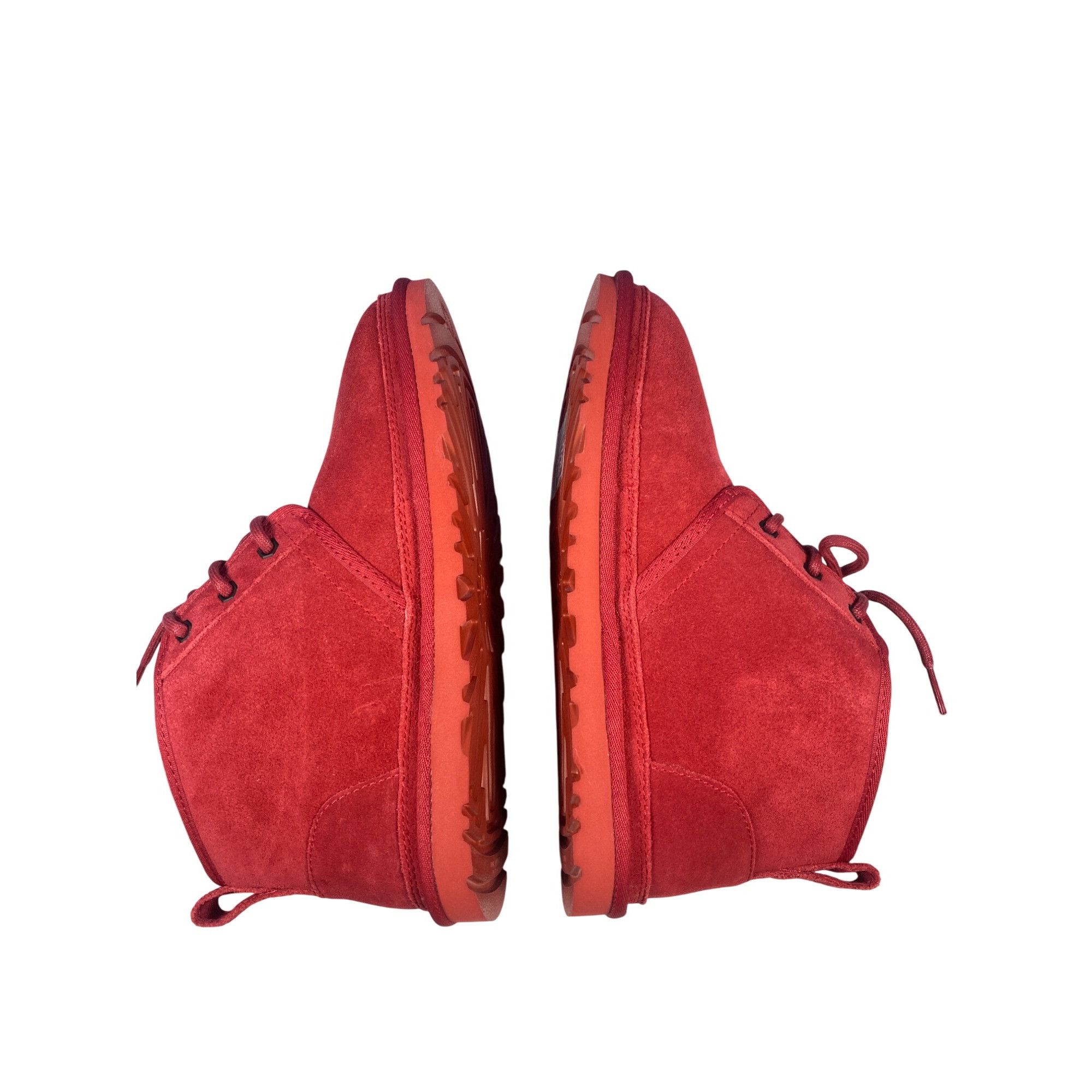 Ugg New UGG NEUMEL Mid Top Casual Snow Boots Suede Red Fur Women Size US 8 / IT 38 - 7 Thumbnail