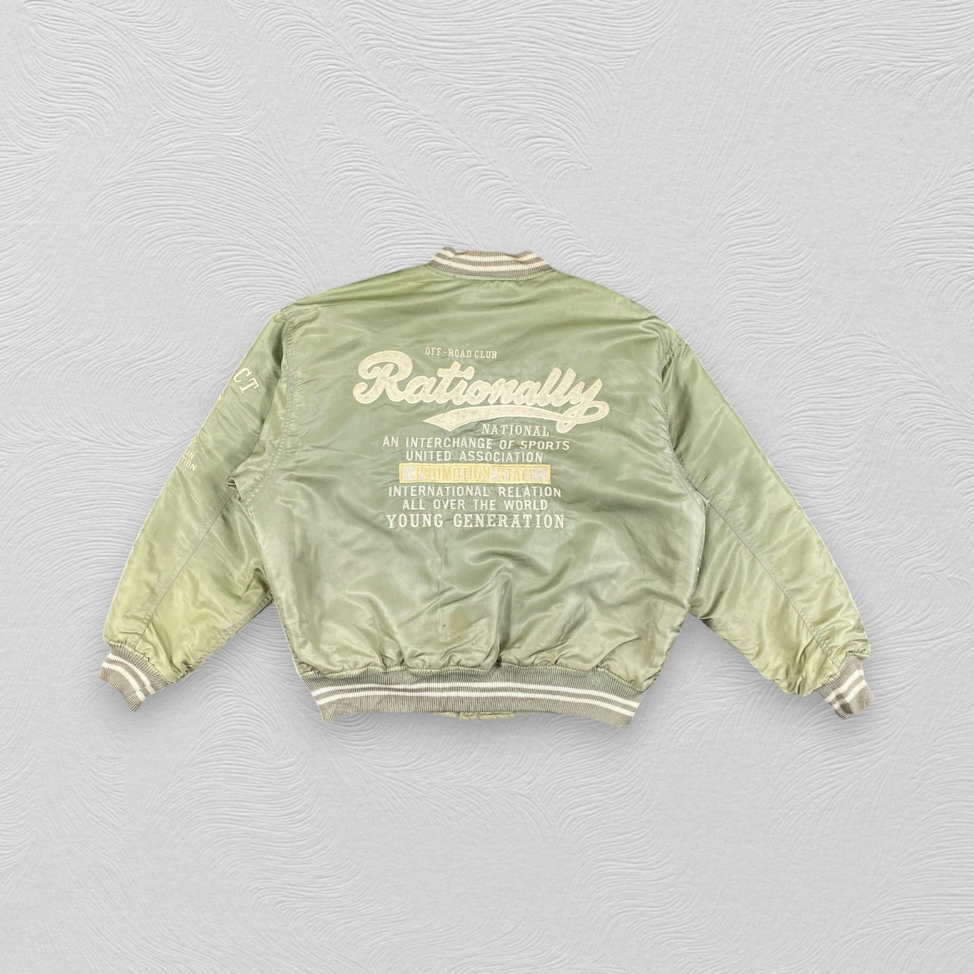 Other Vintage Off Road Cloth Bomber Jacket -J085 Size US L / EU 52-54 / 3 - 2 Thumbnail