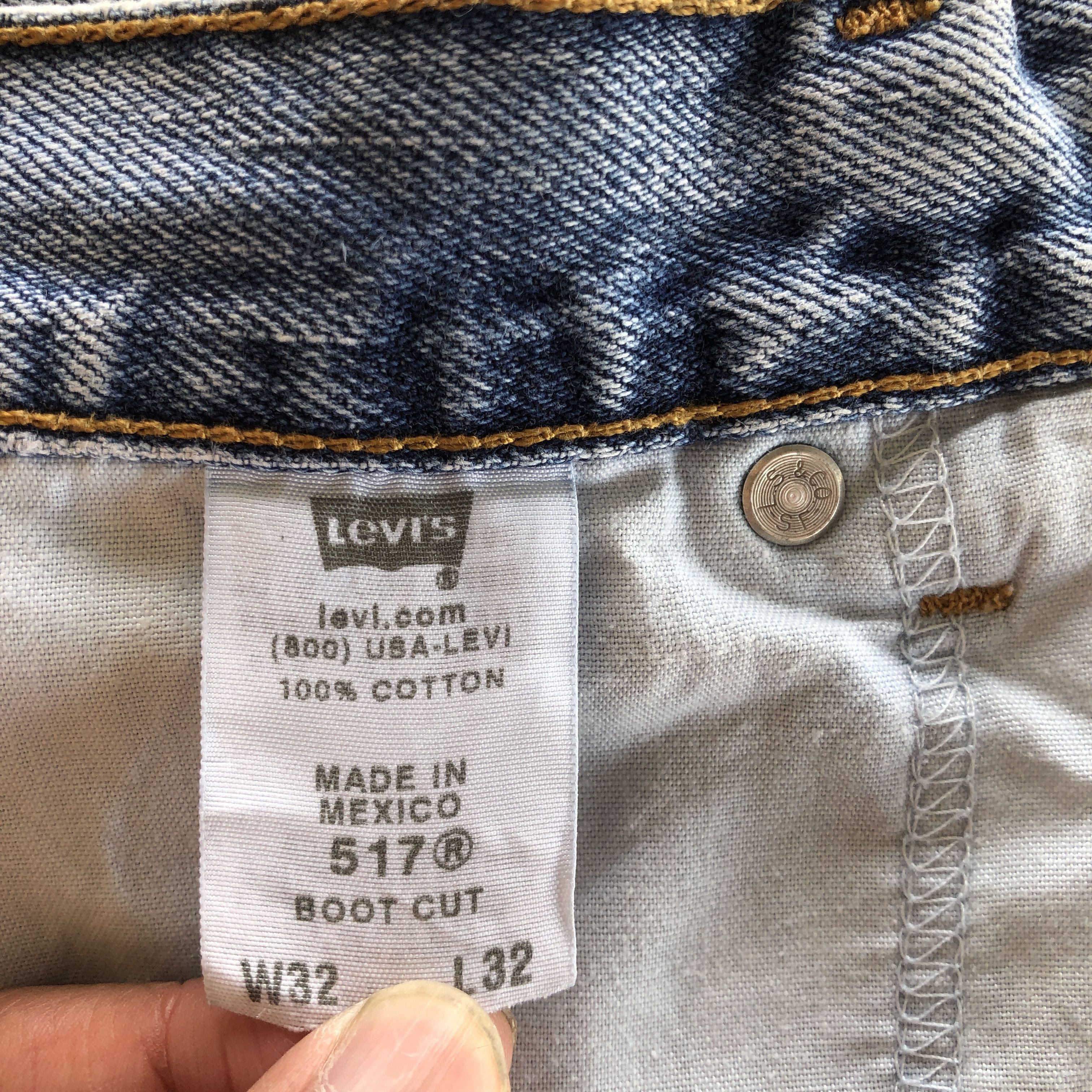 Levi's Vintage Levis 517 Jeans Flare Bootcut Denim Wide Leg Pants Size US 30 / EU 46 - 10 Thumbnail