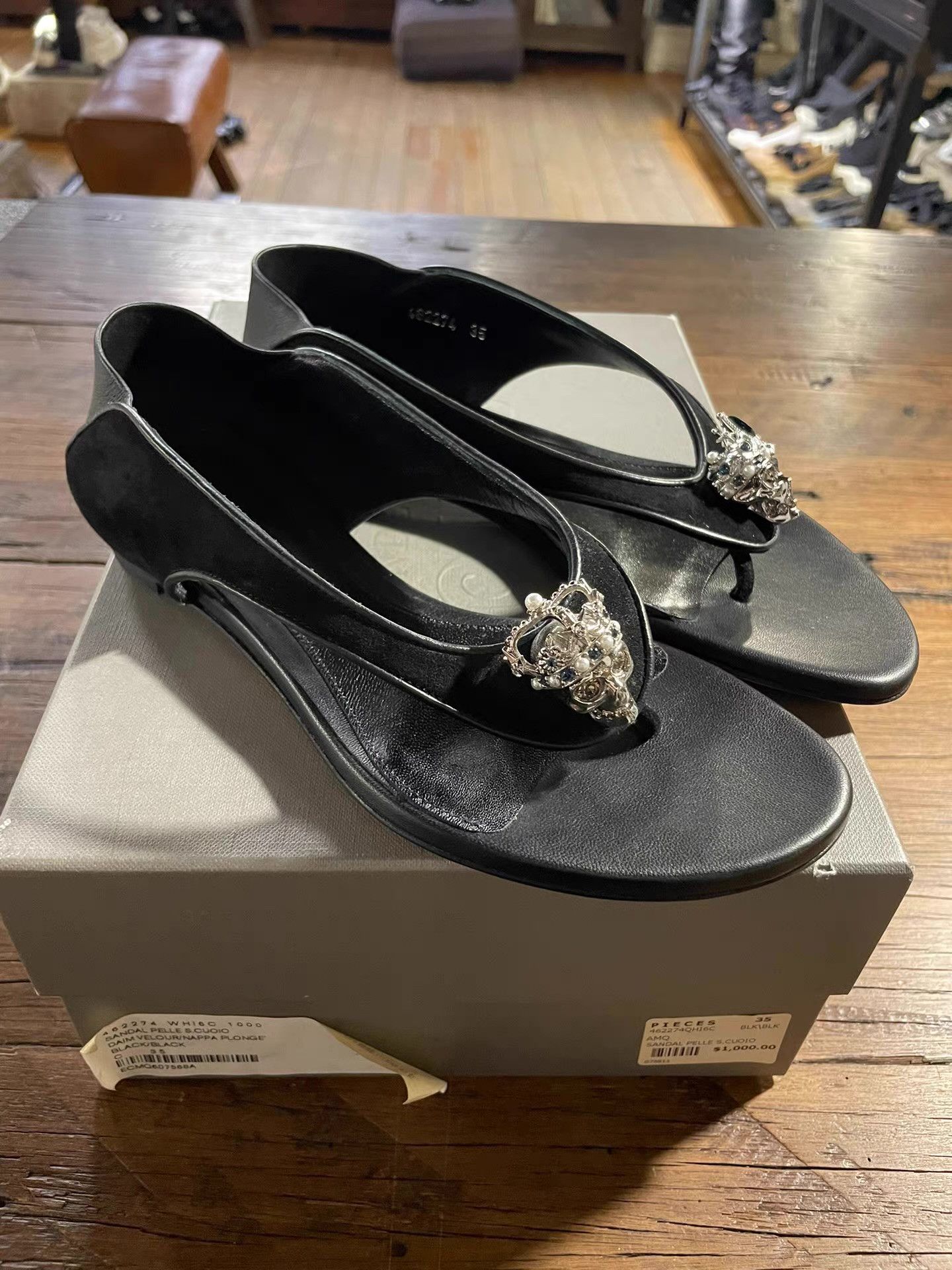 Alexander McQueen lexander McQueen 17SS Heel‑Slip‑On Design Ｑ25 Size US 7 / IT 37 - 4 Thumbnail