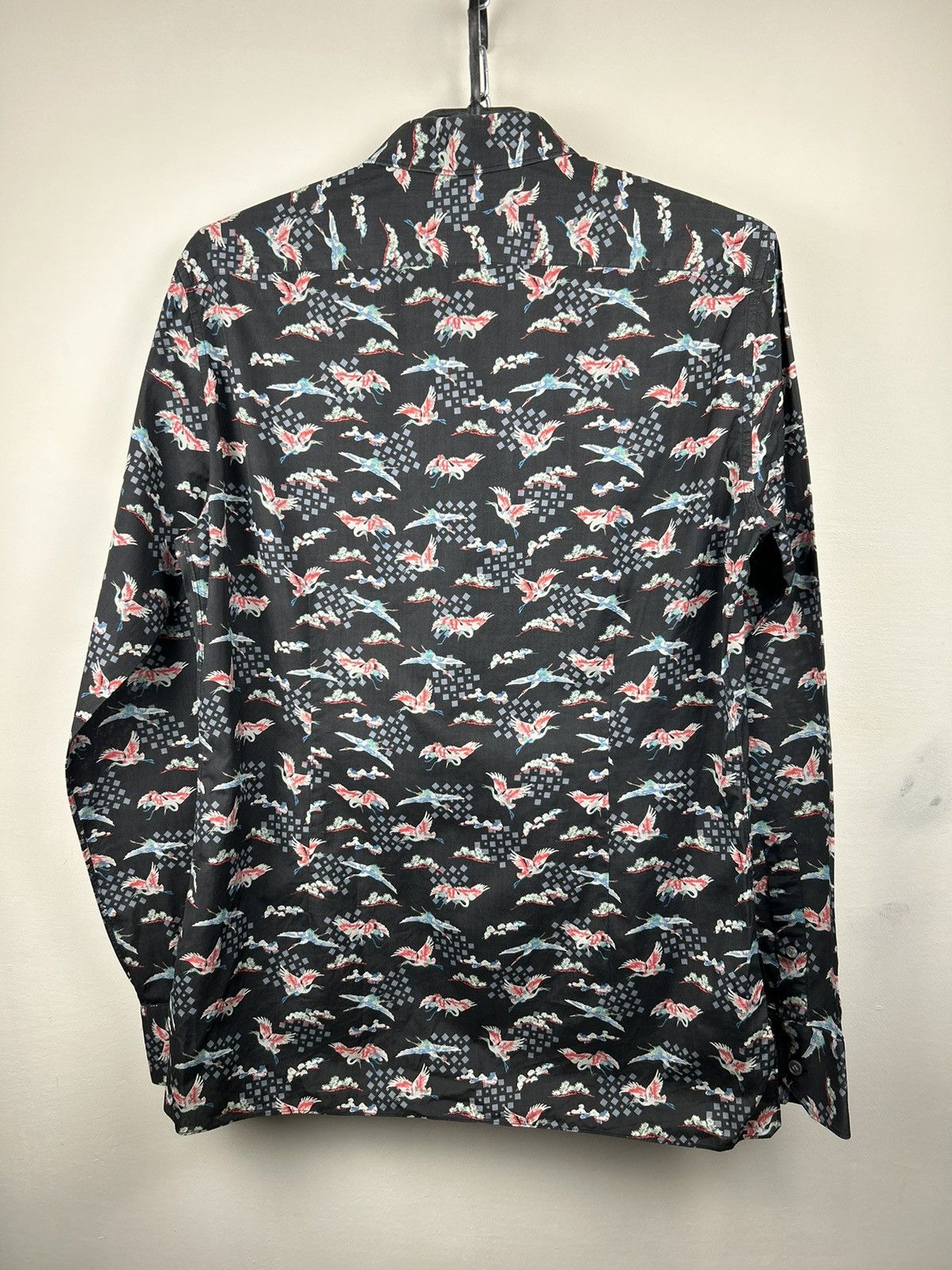 Lanvin Lanvin Evolutive Cranes Print Shirt Size US M / EU 48-50 / 2 - 16 Thumbnail