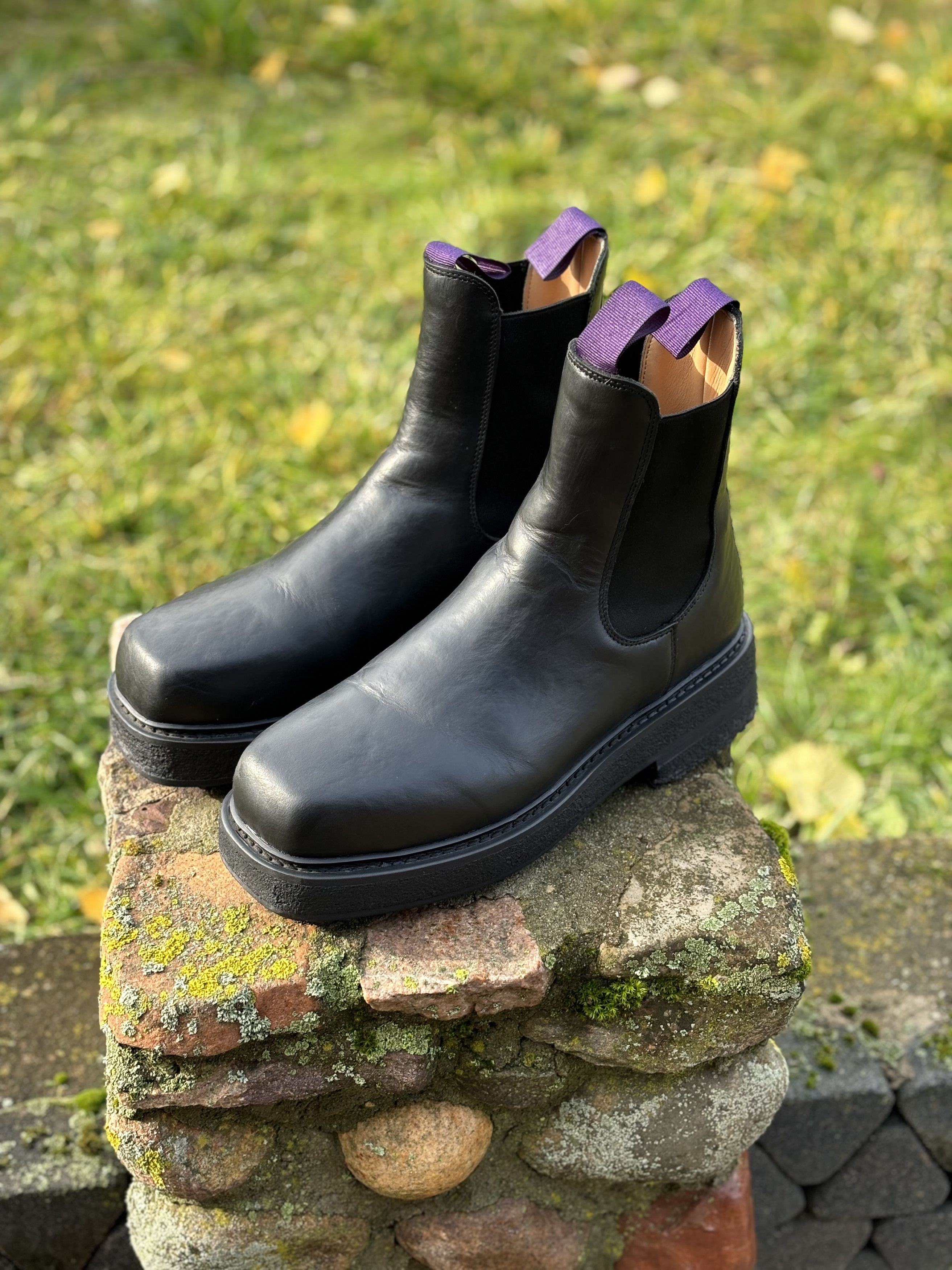 Eytys Black Leather Ortega Boots | Grailed