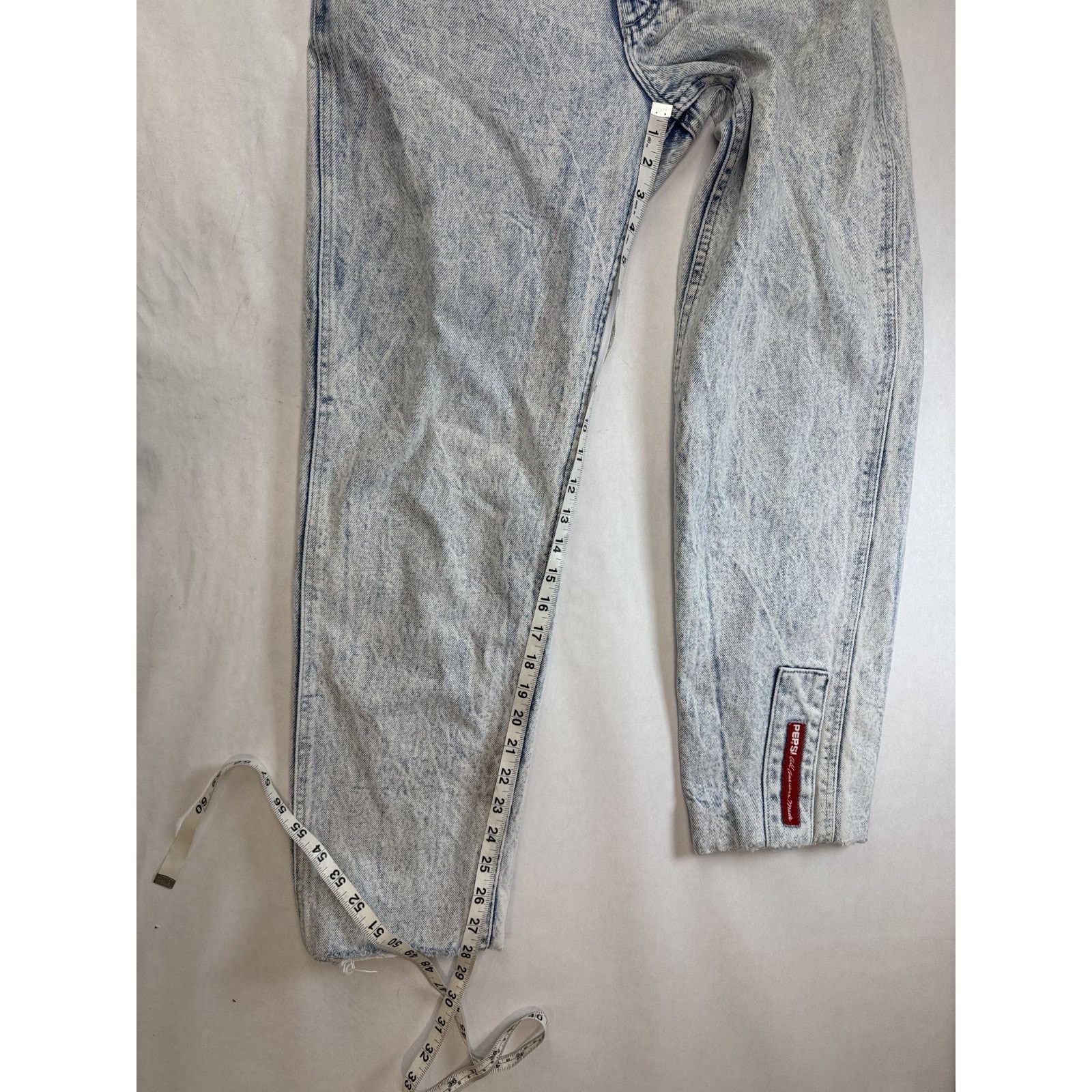Pepsi Vintage 80s Pepsi University Acid Wash Jeans Halloween 27*28 Size 27" / US 4 / IT 40 - 6 Thumbnail