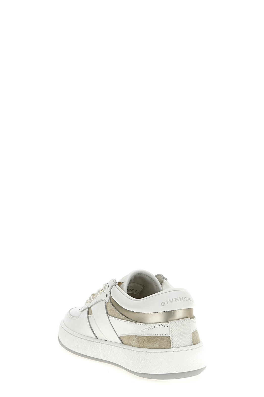 Givenchy GIVENCHY Lace-Up White/Gold Leather Sneakers New Auth Size US 6 / IT 36 - 3 Thumbnail