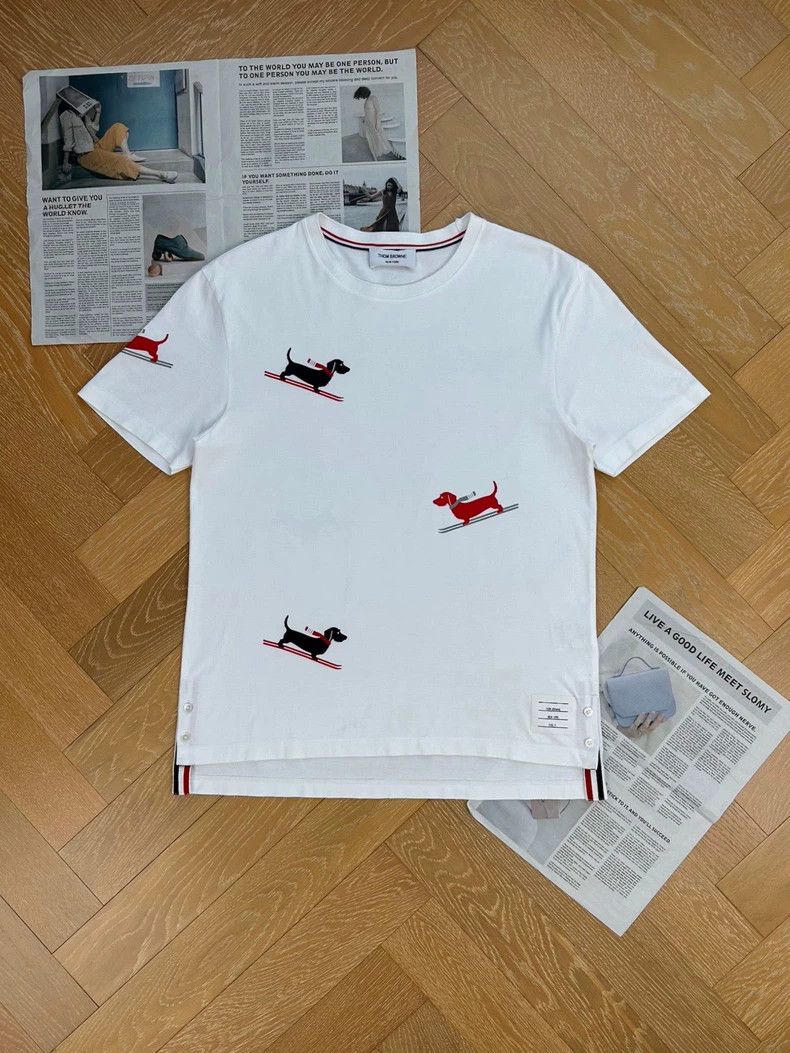 Thom Browne Thom Browne Dog print T-shirt Size US XL / EU 56 / 4 - 1 Thumbnail