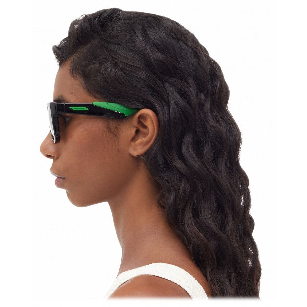 Bottega Veneta o1loc1c1224 Size: OS / 733922 Sunglasses in Black/Green Size ONE SIZE - 5 Thumbnail