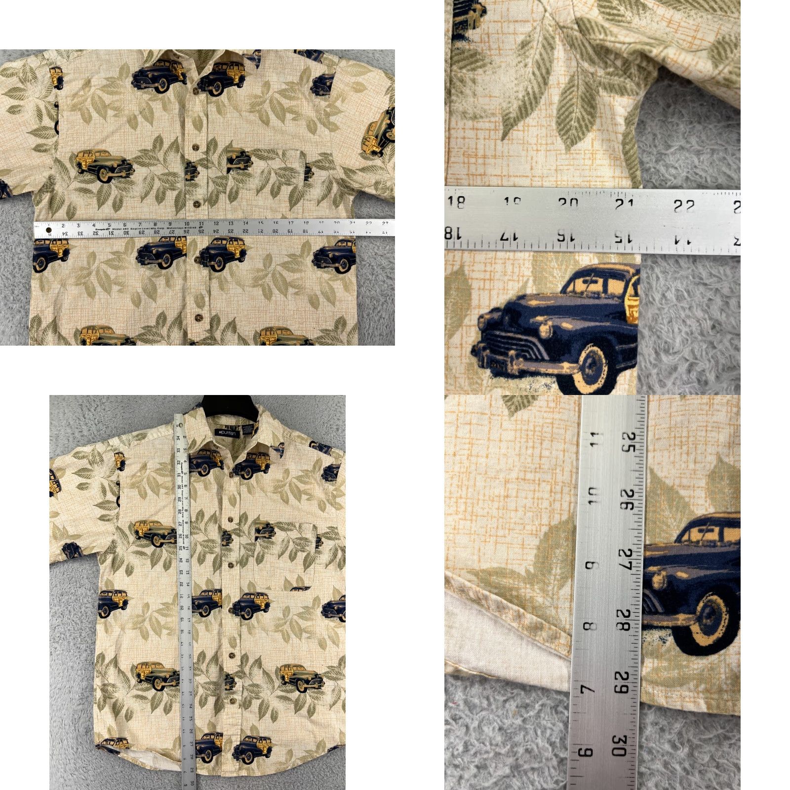 Vintage VINTAGE Puritan Shirt Men Medium Beige Floral Aloha Hawaiian Button-Up Shirt Mens Size US M / EU 48-50 / 2 - 8 Thumbnail
