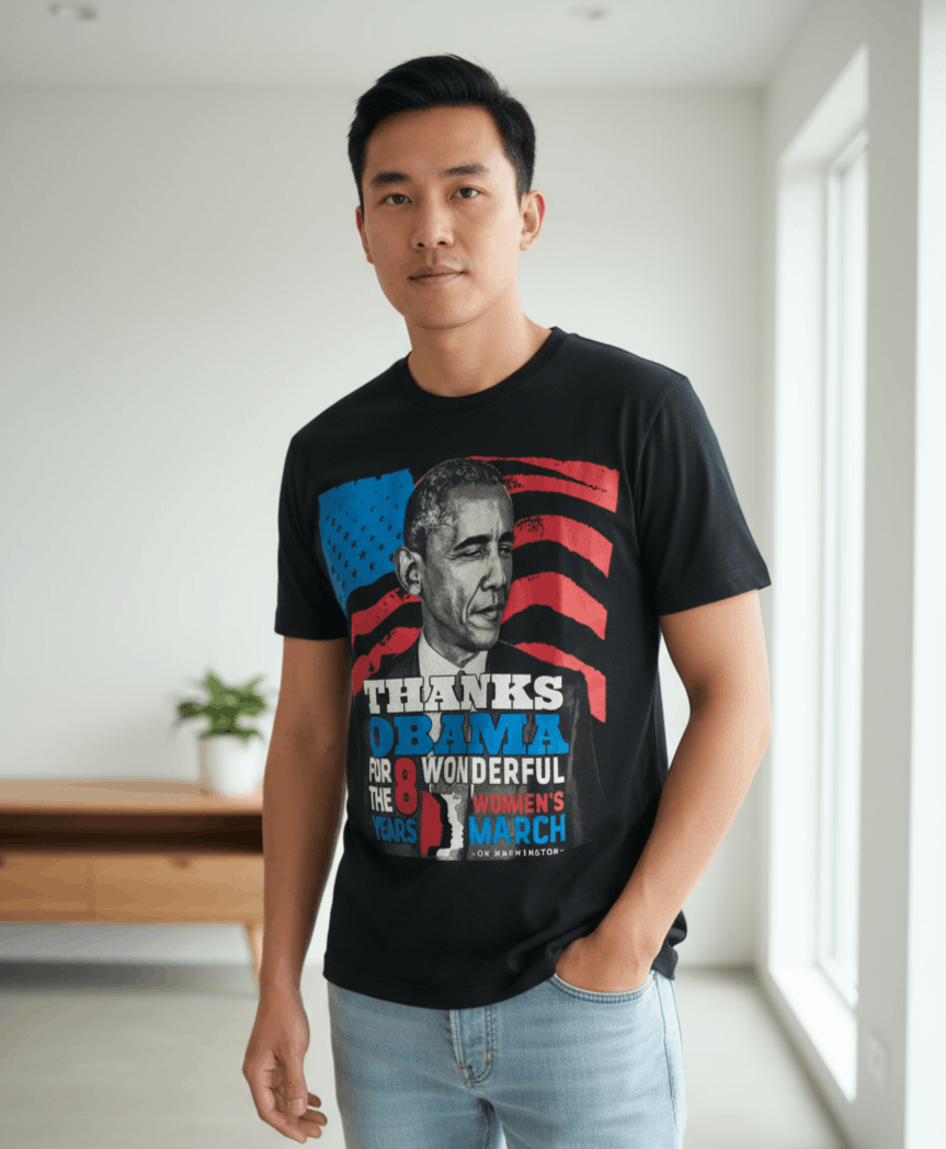 Rap Tees Vintage Barack Obama The President T shirt Rap Tees Hiphop Size US S / EU 44-46 / 1 - 1 Thumbnail