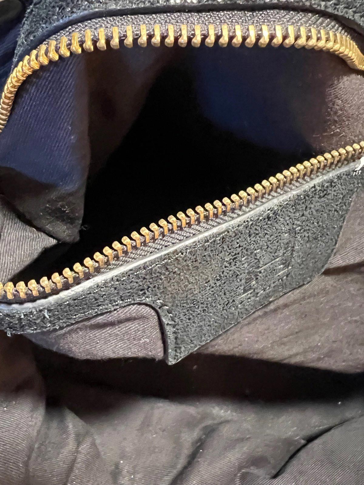 Other Halston Heritage Leather Boho Bag Black Purse/Gold Hardware Size ONE SIZE - 10 Thumbnail