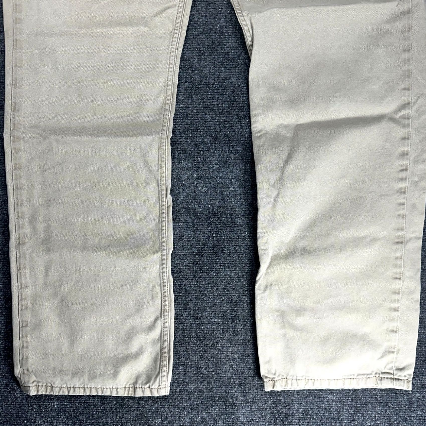 Levi's Levi's 514 Jeans Mens 38 Beige Cotton Straight Leg Pockets Size US 38 / EU 54 - 2 Thumbnail