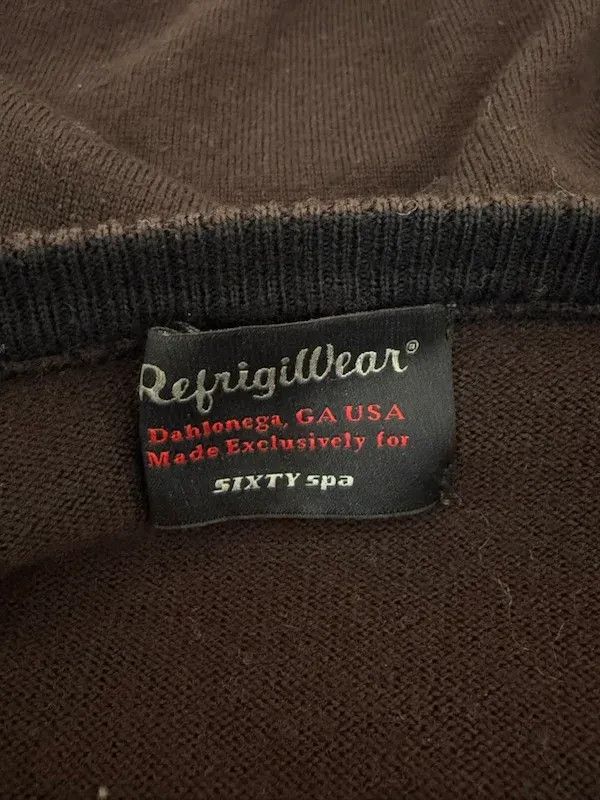 Refrigiwear Refrigiwear Maglione Scollo A V in Lana Uomo Taglia L Size US L / EU 52-54 / 3 - 9 Thumbnail