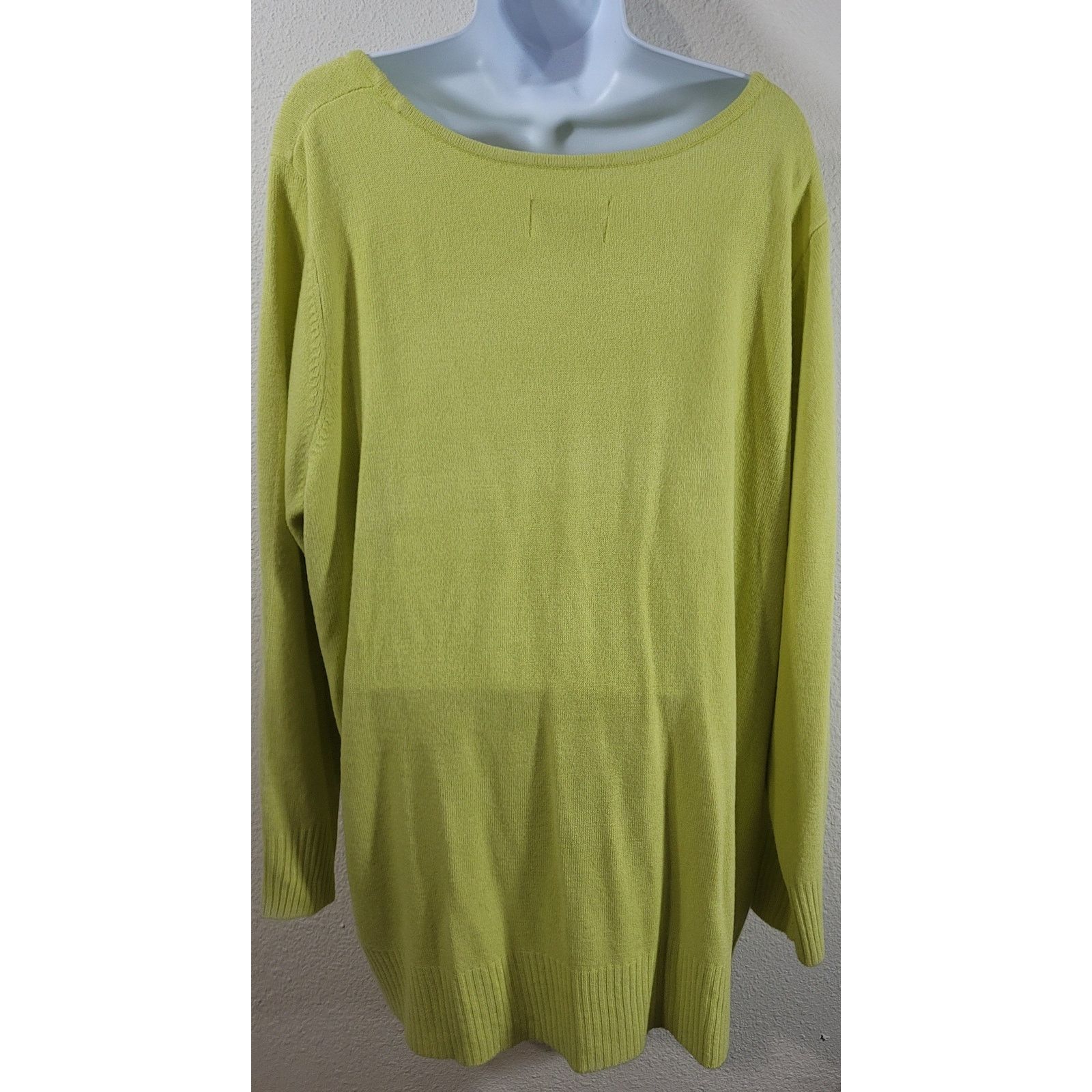 Other Avenue Sweater Collection Yellow Sweater 26 28 Plus Size 3XL / US 20-22 - 2 Thumbnail