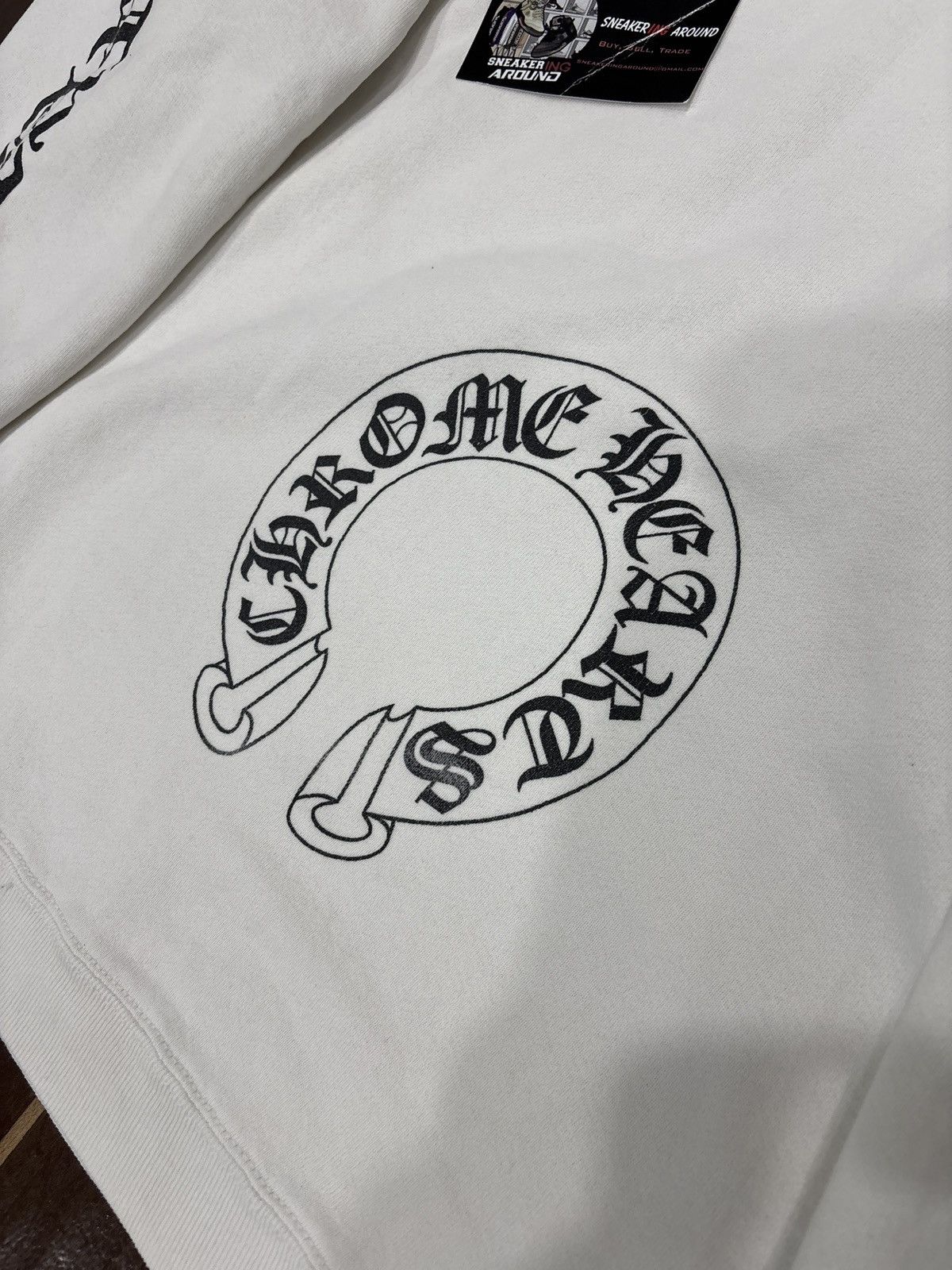 Chrome Hearts VINTAGE Chrome Hearts Horseshoe Crewneck Size Large Size US L / EU 52-54 / 3 - 3 Thumbnail