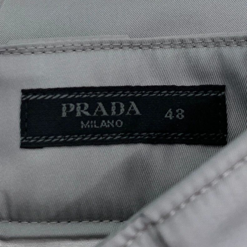 Prada Prada Gray triangle zipper casual shorts 2501-Nextarrow Size US 32 / EU 48 - 7 Thumbnail