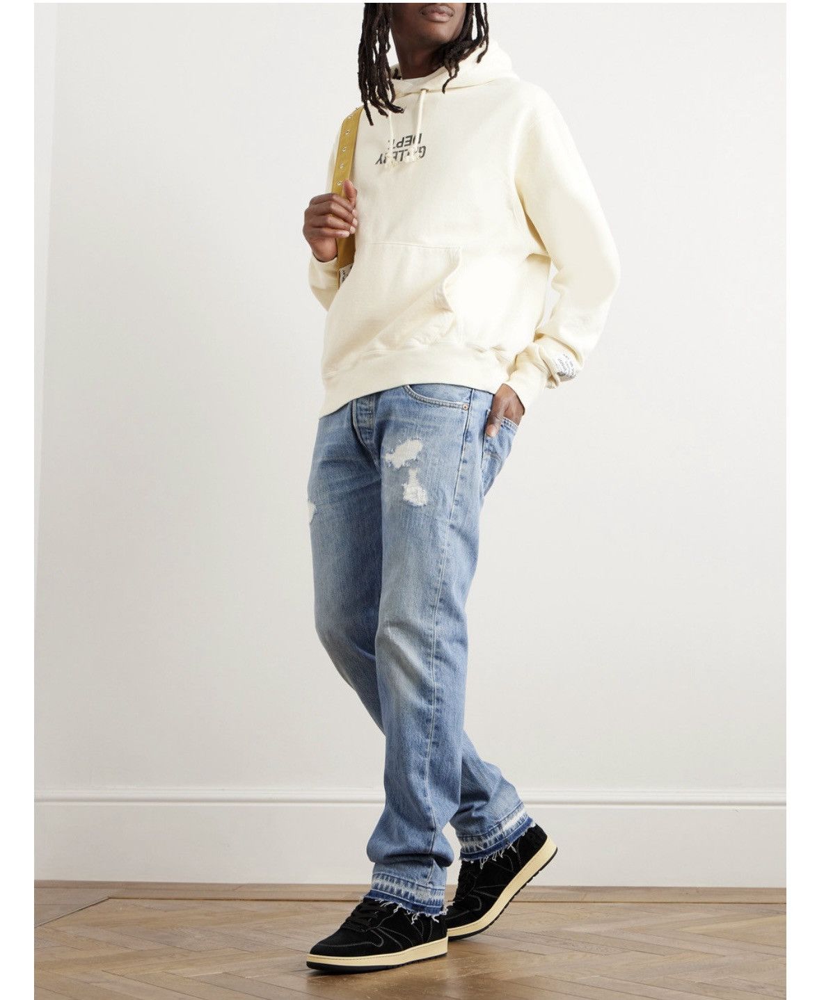 Gallery Dept. $535 Gallery Dept straight leg distressed jeans 30 x 32 Size US 30 / EU 46 - 3 Thumbnail