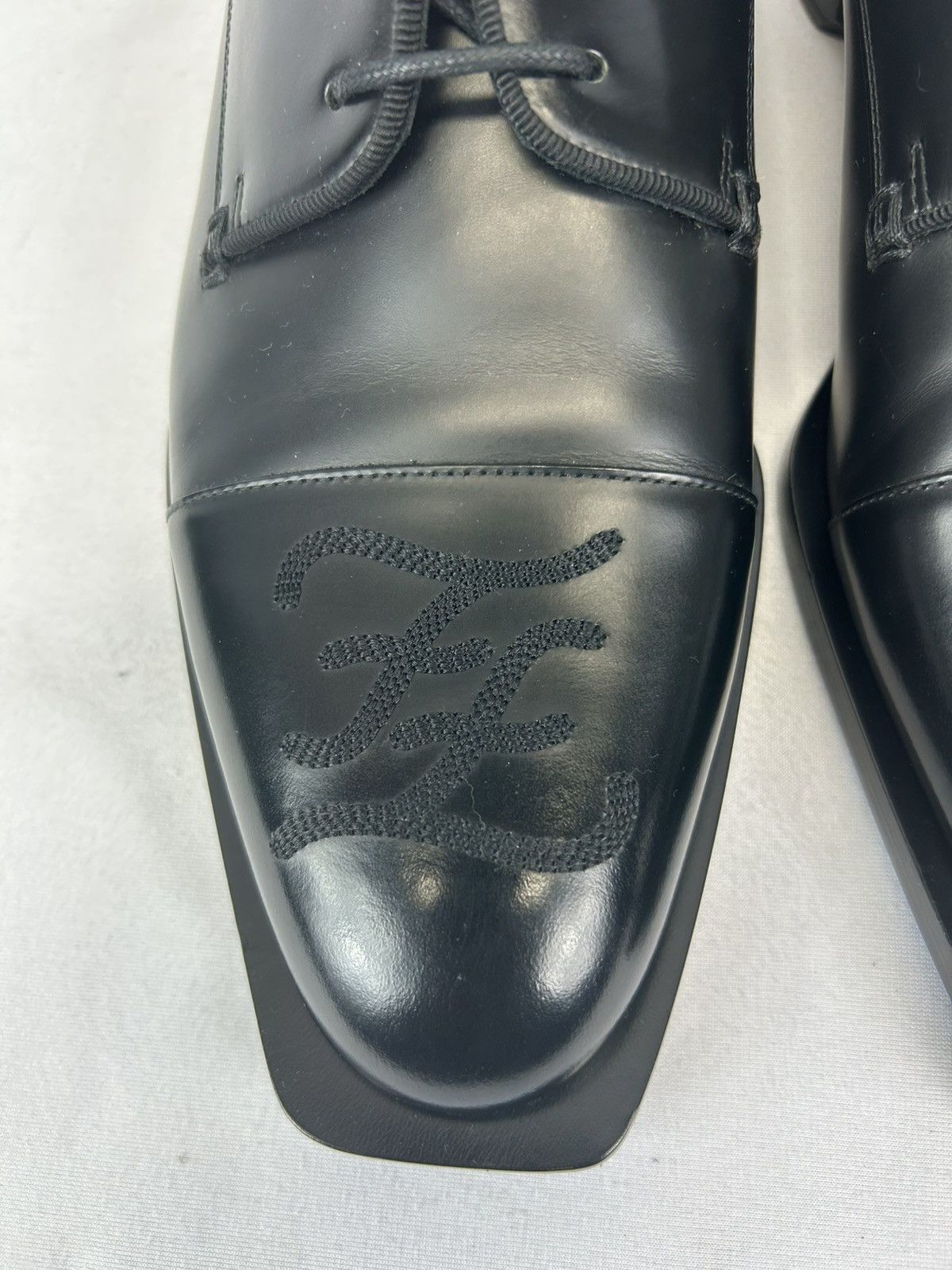 Fendi Fendi Fendi Karligraphy Derby Shoes Size US 10 / EU 43 - 4 Thumbnail