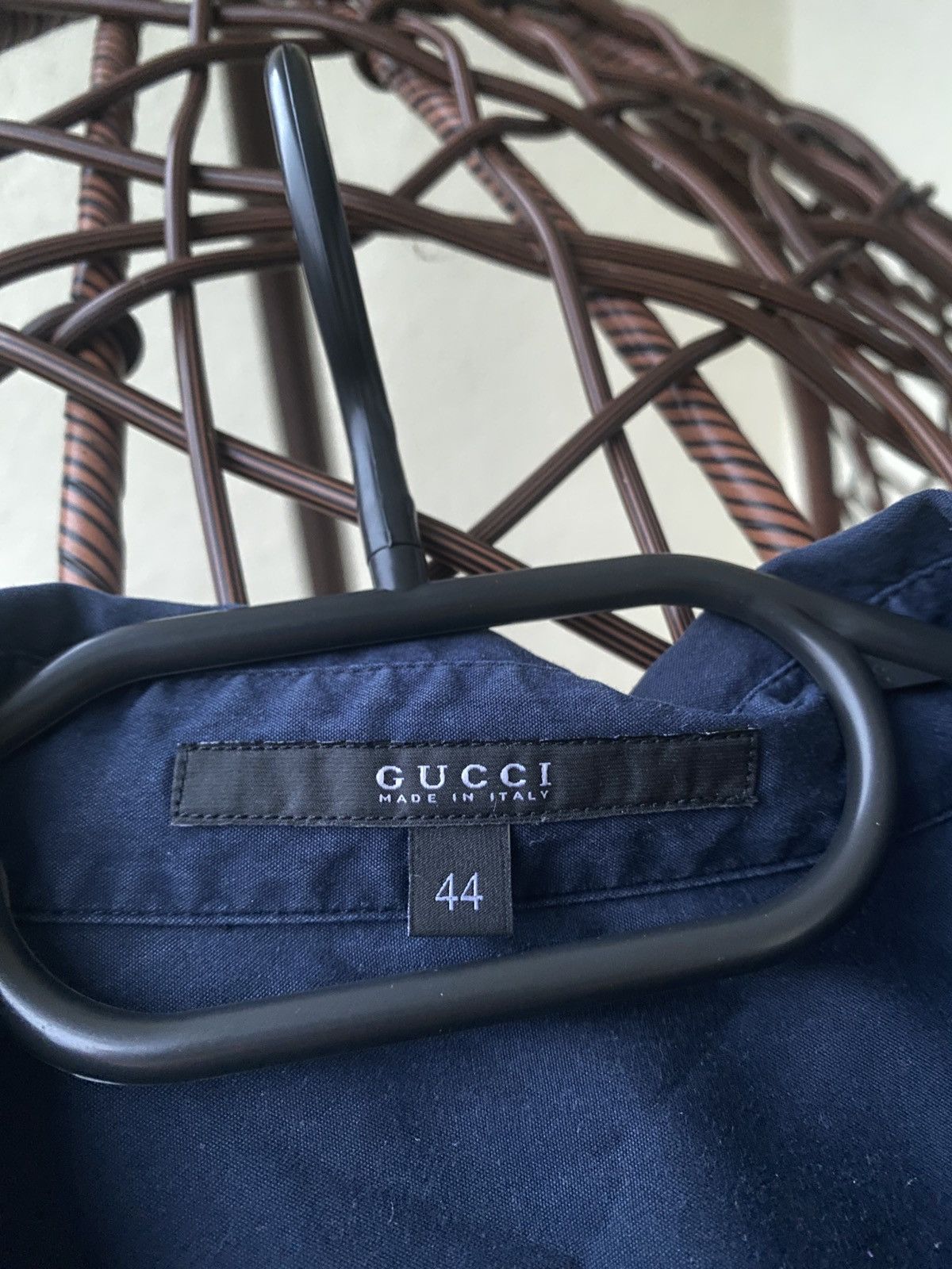 Gucci Luxury gucci shirt button up with small G Size L / US 10 / IT 46 - 2 Thumbnail