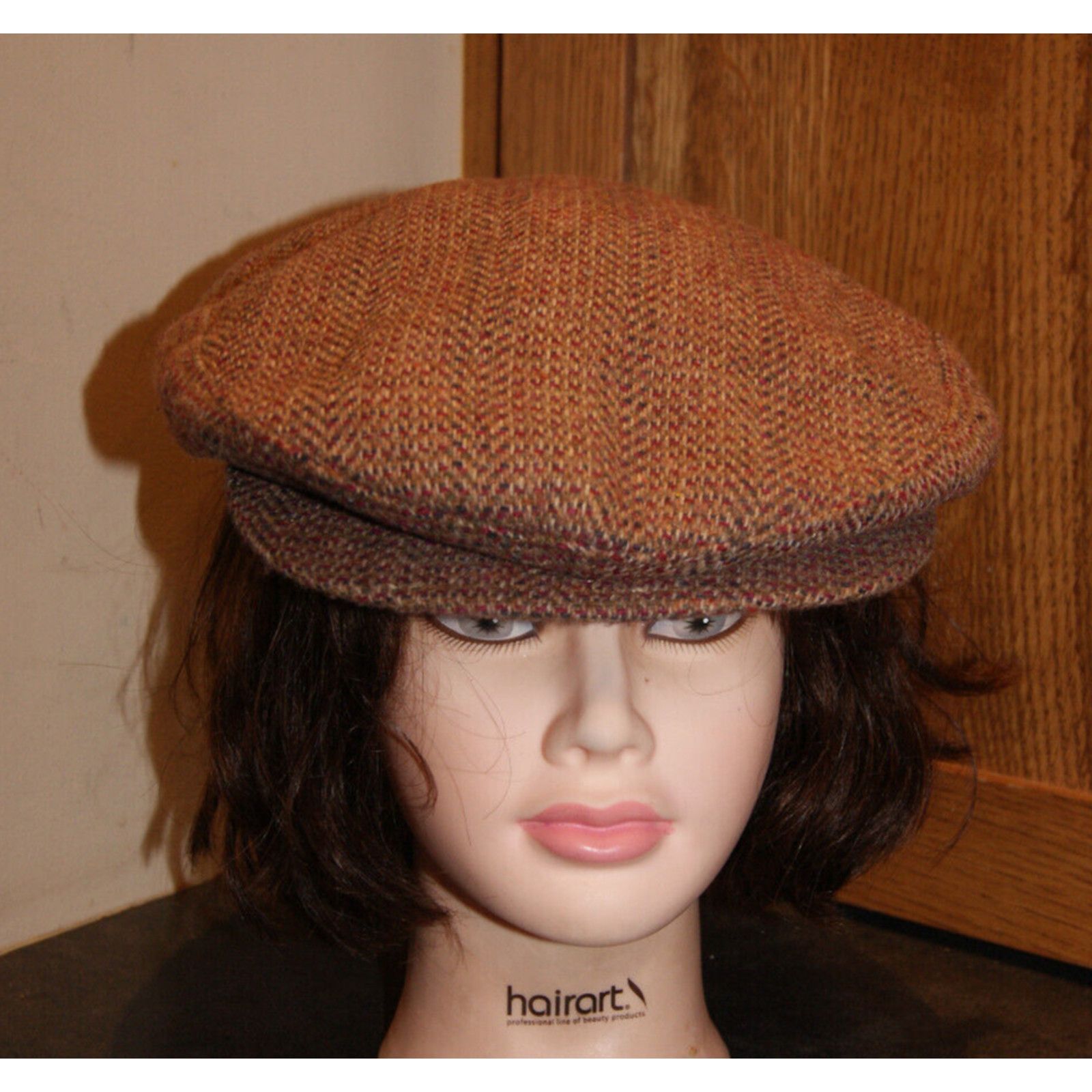 Other VTG Country Gentlemen Hat Wool Houndstooth Newsboy Hat USA Size ONE SIZE - 2 Thumbnail