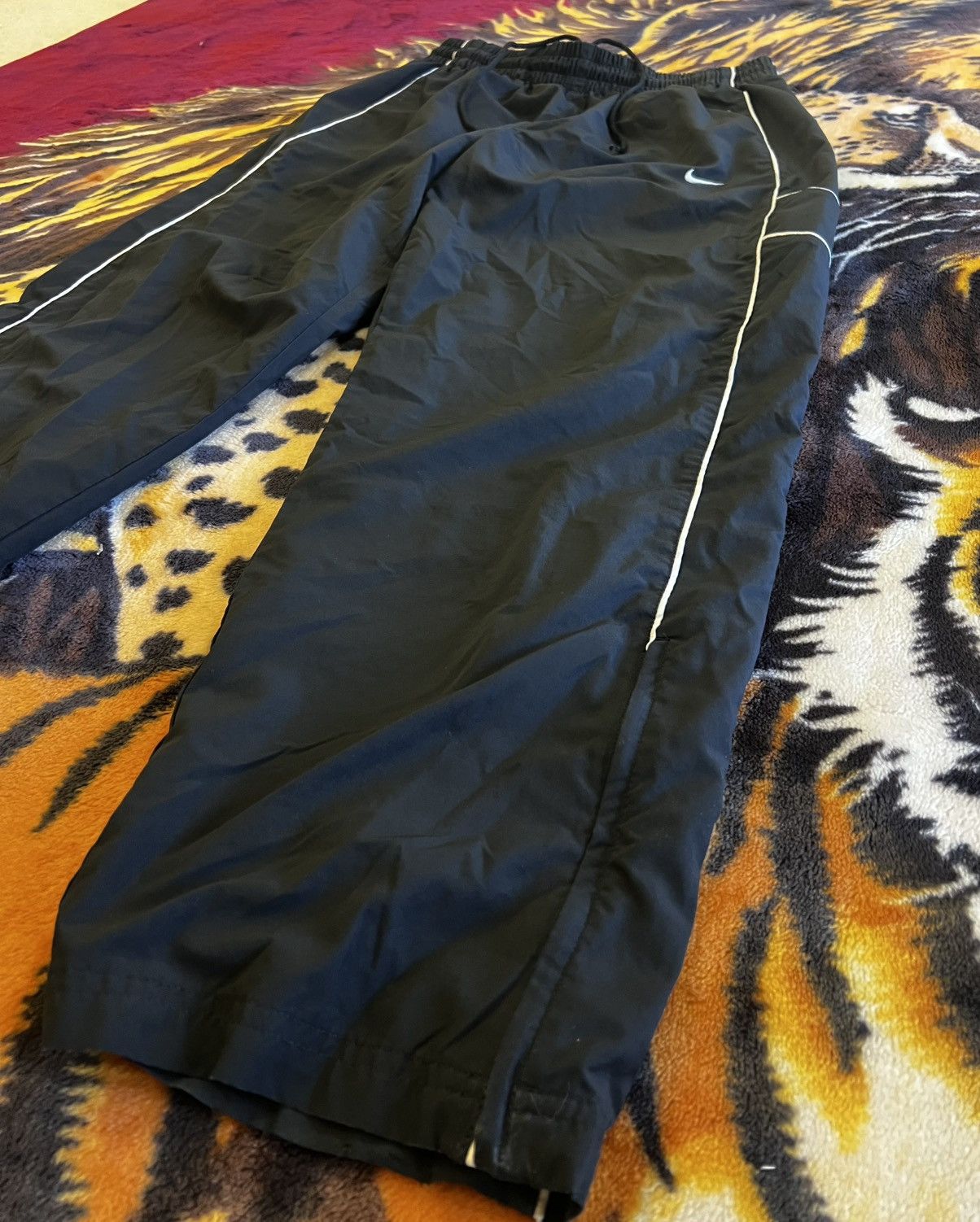 Nike × Vintage Y2K NIKE Track-Suit Black Track Pants Size US 36 / EU 52 - 2 Thumbnail
