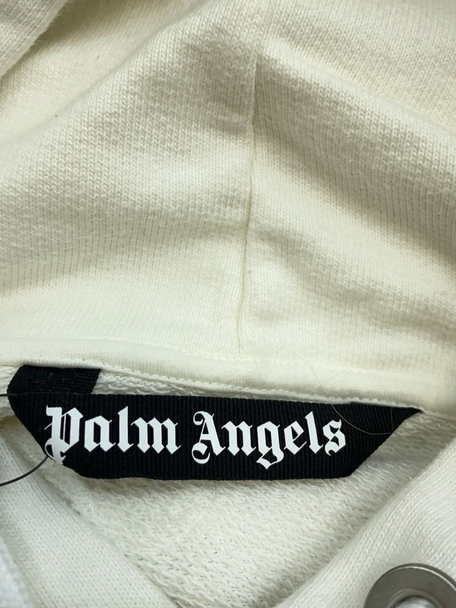 Palm Angels Palm Angels White Hoodie With Logo Patch Cotton Hoodie Size US L / EU 52-54 / 3 - 3 Thumbnail