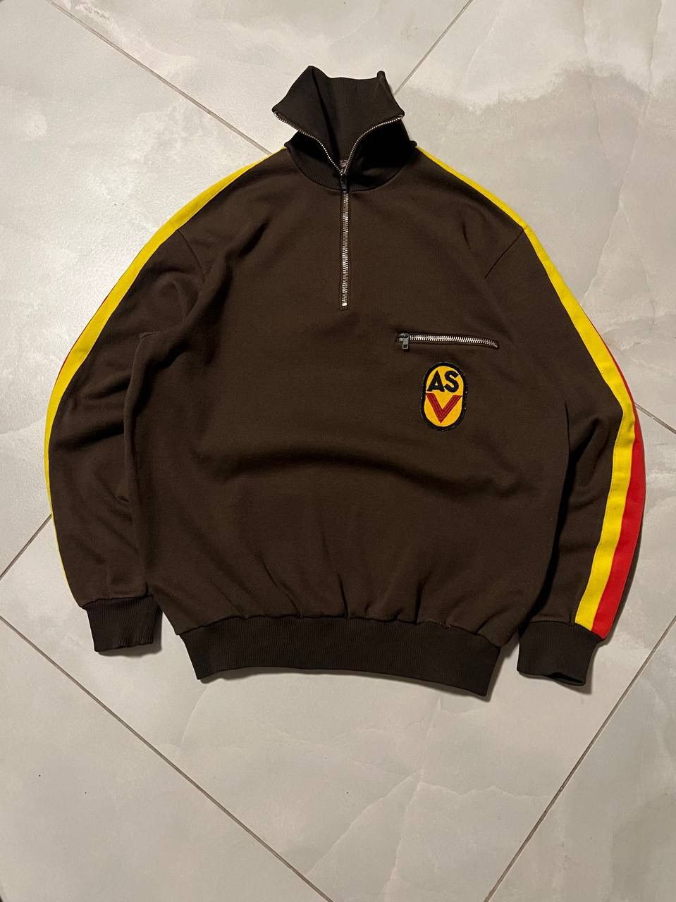 Vintage VTG 70s East German Army Track Top Training Gym Pull Over Size US M / EU 48-50 / 2 - 1 Thumbnail