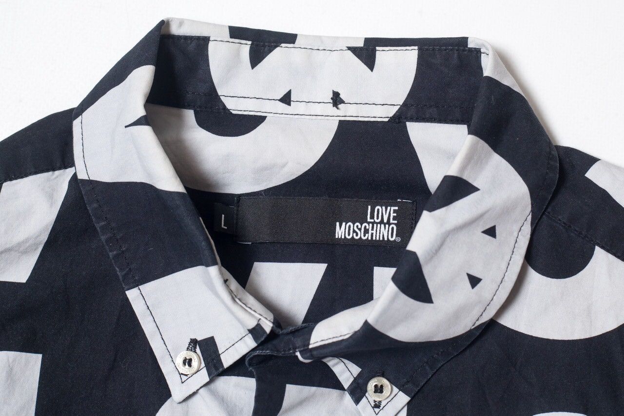 Moschino Love Moschino Monogram Shirt Size US L / EU 52-54 / 3 - 2 Thumbnail