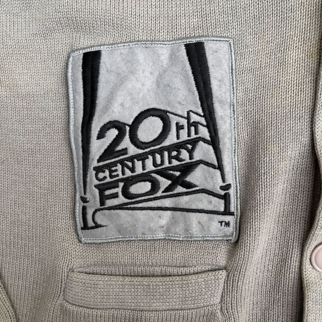 Vintage 20th Century Fox 1980 80s Vintage Cast Crew Logo Cardigan Size US L / EU 52-54 / 3 - 2 Thumbnail