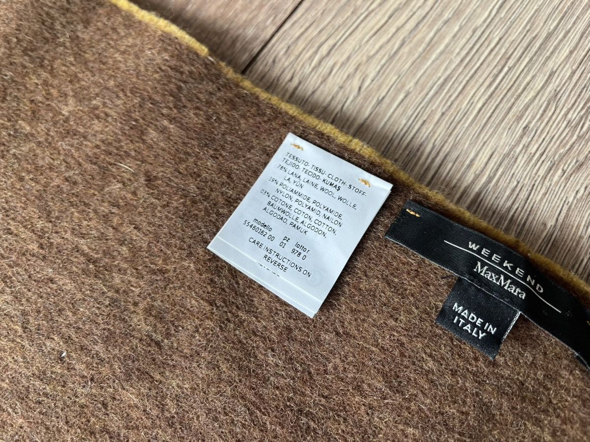 Max Mara Max Mara Weekend Wool Scarf Size ONE SIZE - 7 Thumbnail