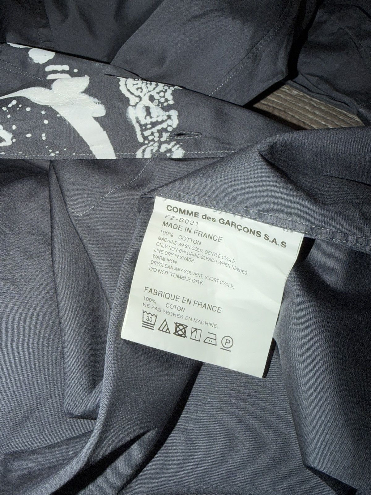 Comme des Garcons CDG x ASAP Nast Button Down Shirt M | DSM | Hand Painted Size US M / EU 48-50 / 2 - 12 Thumbnail