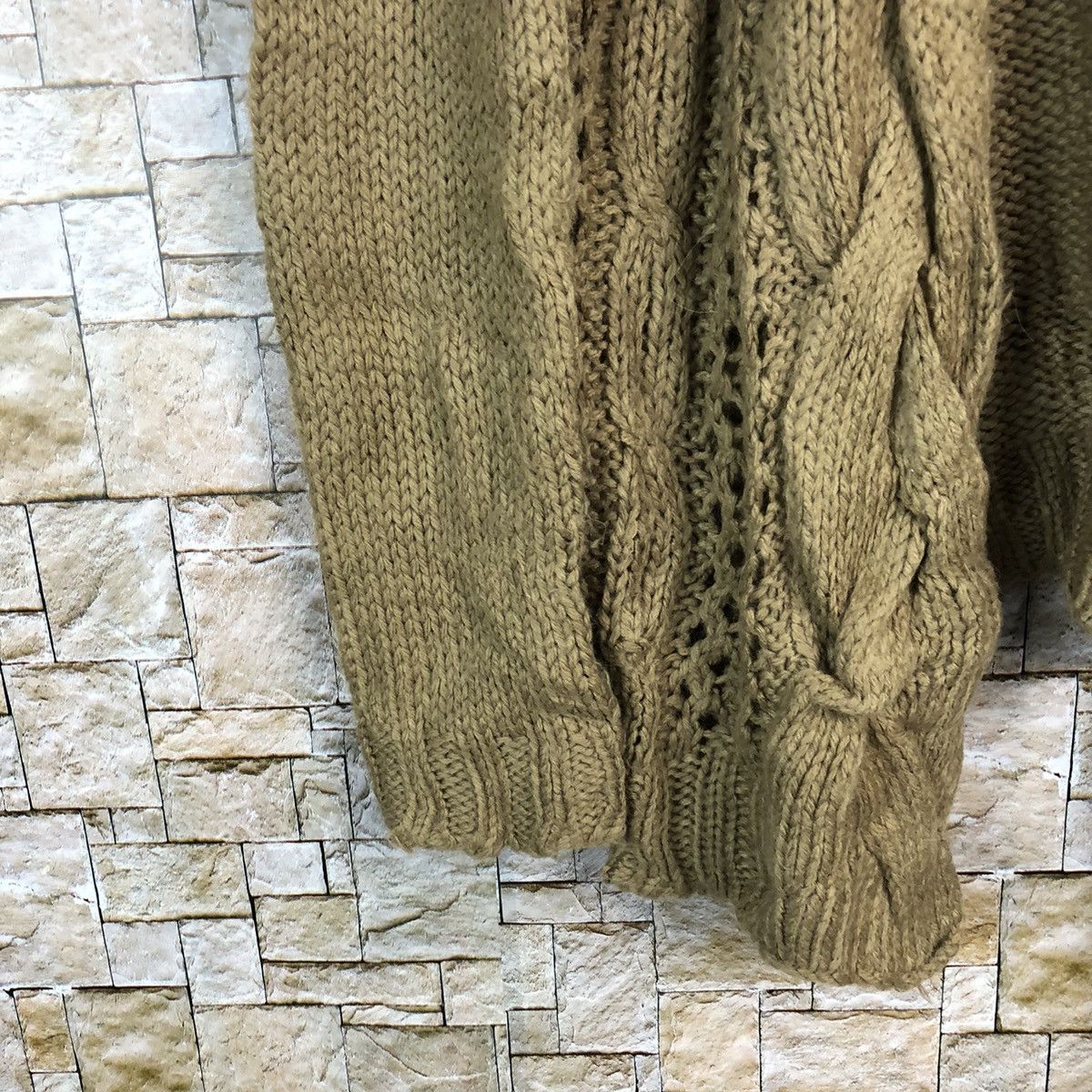 Japanese Brand Chocol Raffine Brown Cardigan knitwear #A781 Size XL / US 12-14 / IT 48-50 - 7 Thumbnail