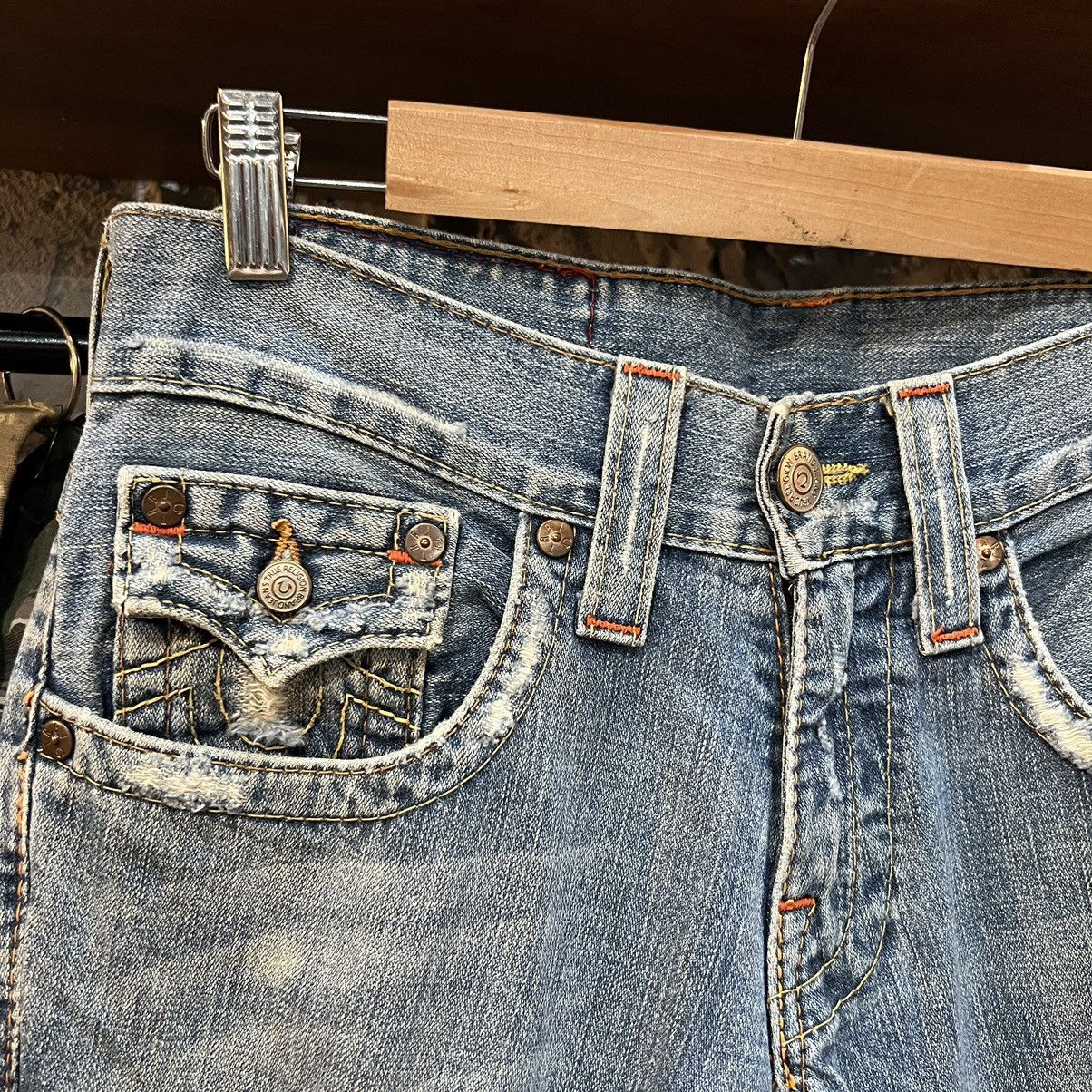 Evisu × Hysteric Glamour × True Religion Vintage Y2K 00’s True Religion Bootcut Jeans booty pant Size 32" / US 10 / IT 46 - 5 Thumbnail