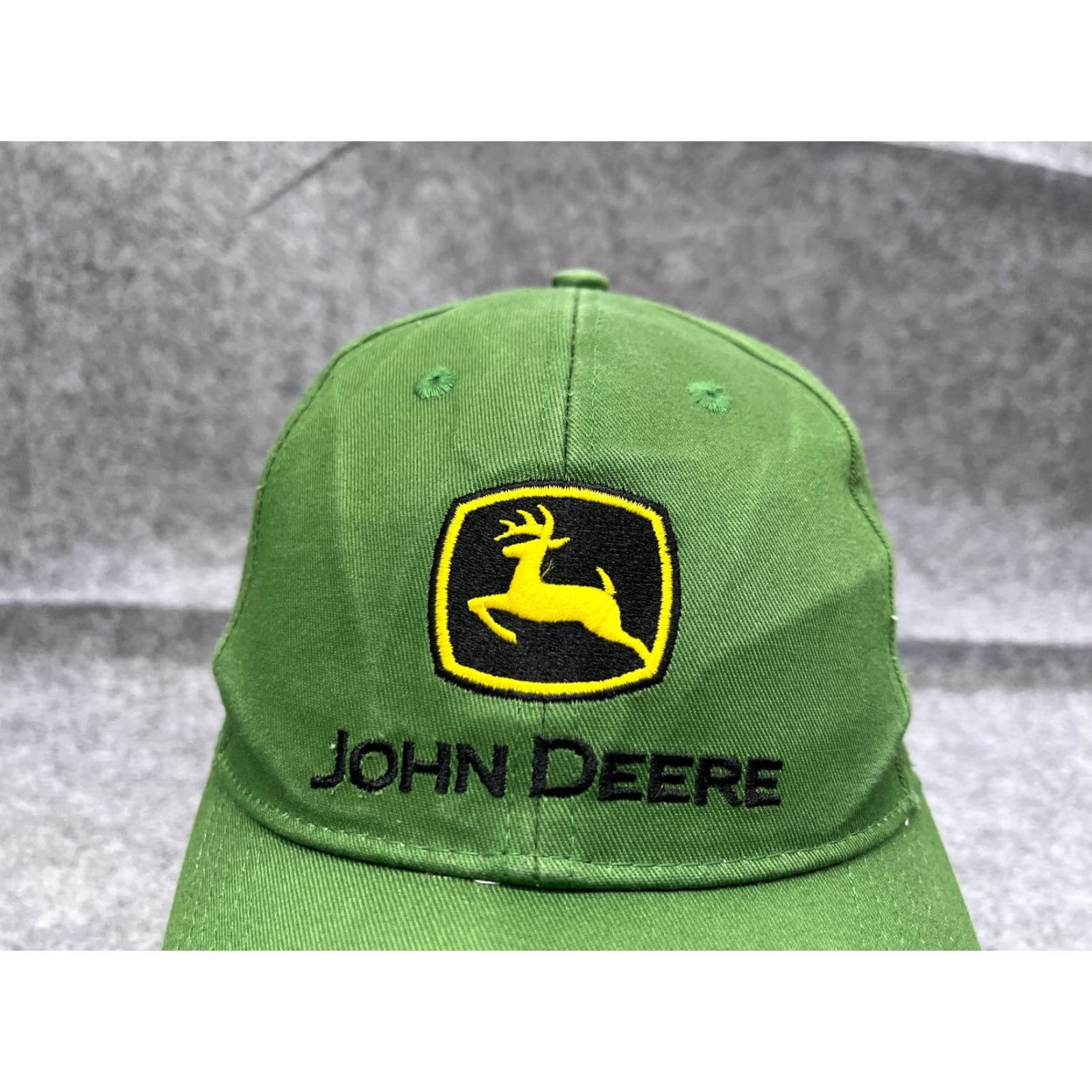 John Deere John Deere Hat Cap - Brand Baseball Cap - Adjustable Strap Back - Green Cotton Twill One Size Adult Men #Agriculture Farm Equipment Size ONE SIZE - 2 Thumbnail