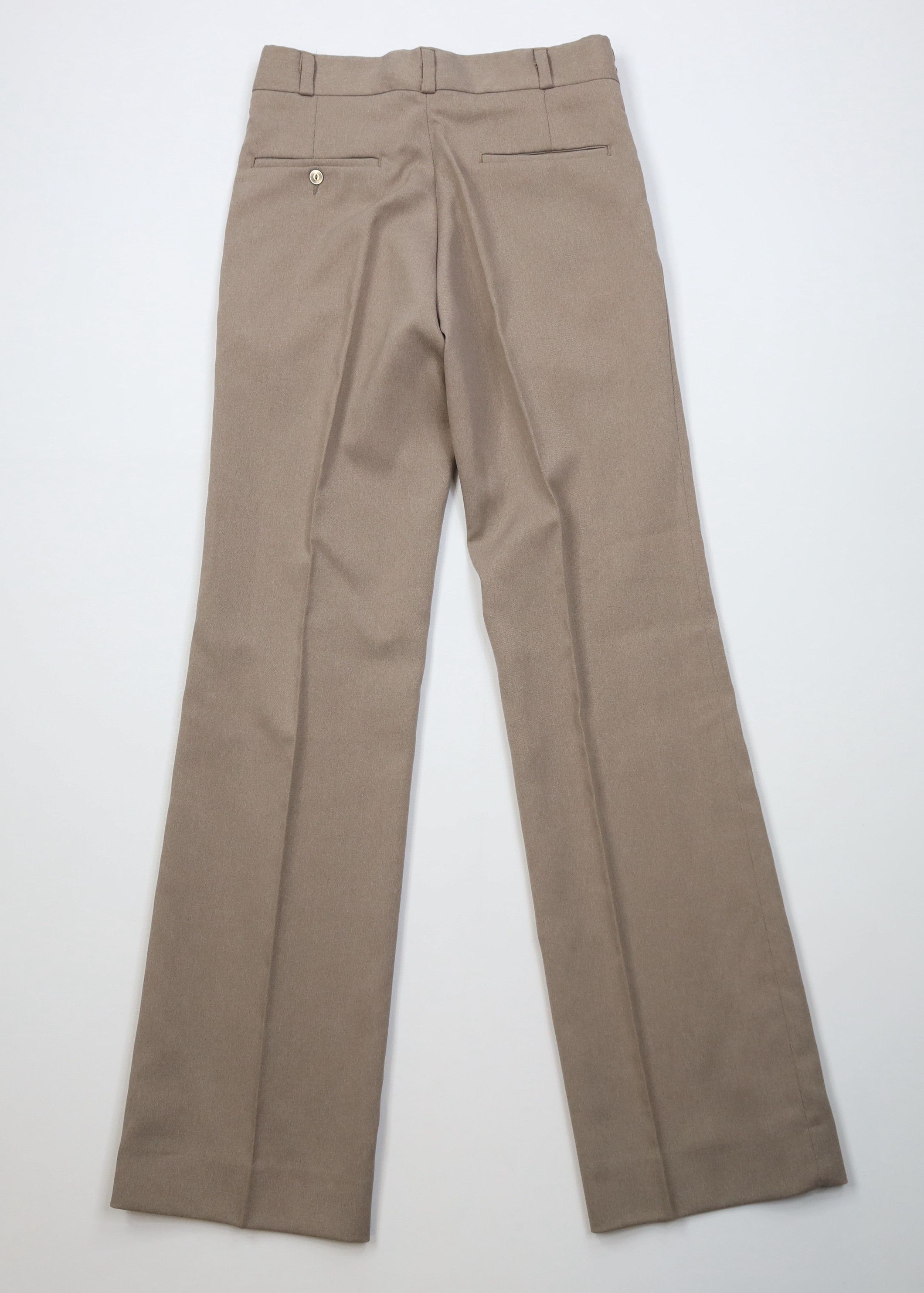 Vintage Vintage 70s Streetwear Flared Wide Leg Chino Pants Beige USA Size US 29 - 10 Thumbnail