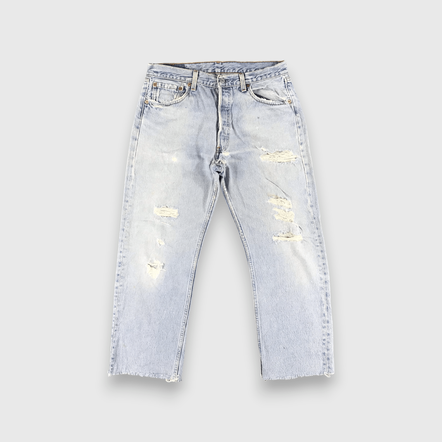 Levi's 90s Vintage Blue Wash Levis 501 Jeans-J2550 Size US 32 / EU 48 - 1 Thumbnail